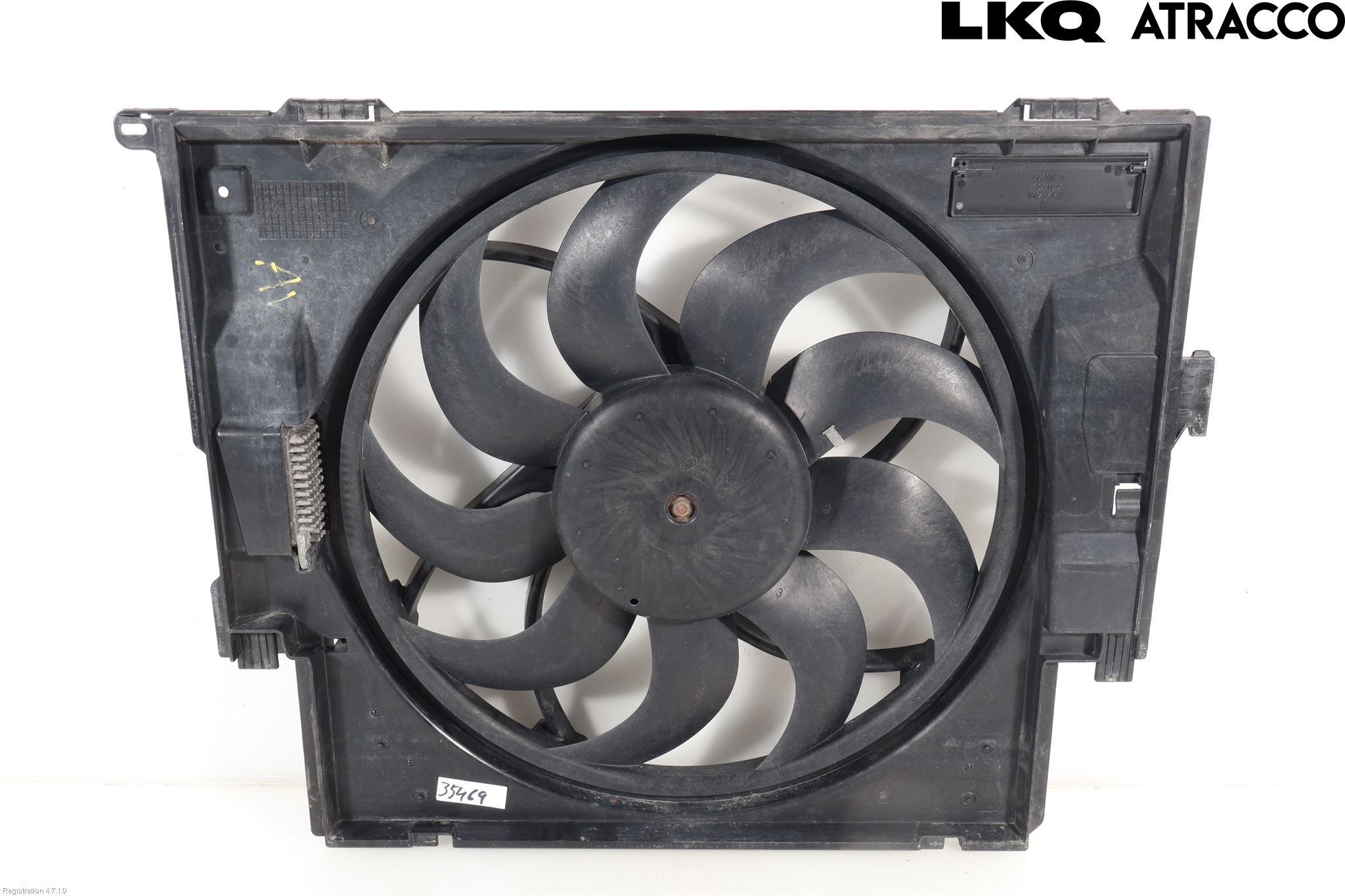 BMW 1 F20/F21 11-19 Kjølevifte-Radiator Hus-Kåpe