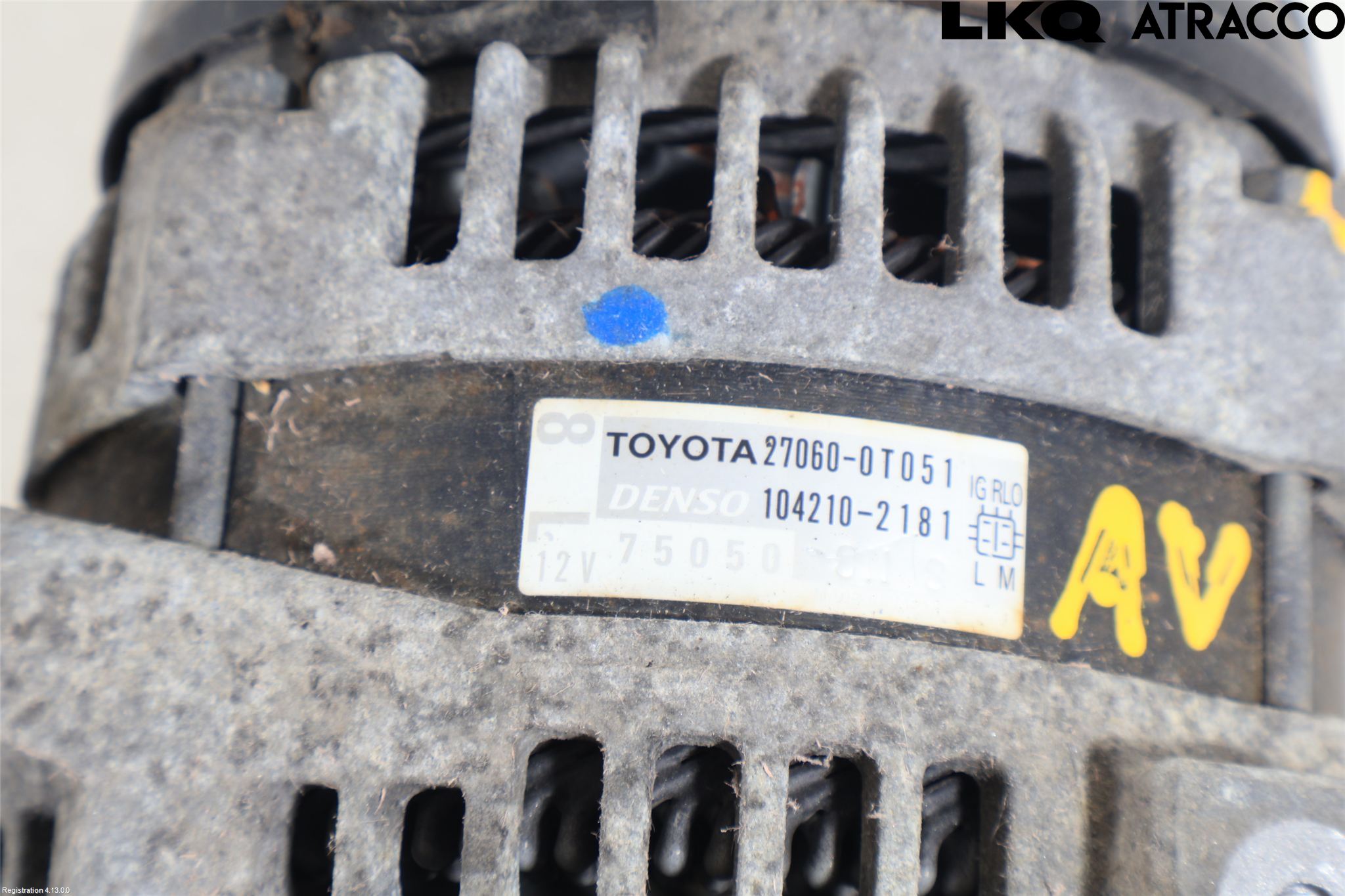 Toyota AURIS 10-12 Dynamo
