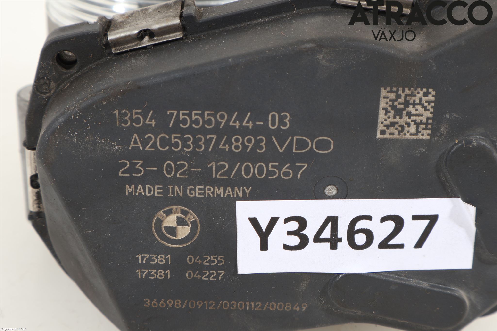 BMW 5 F10/F11/F18 09-17 Inns Spjeldhus