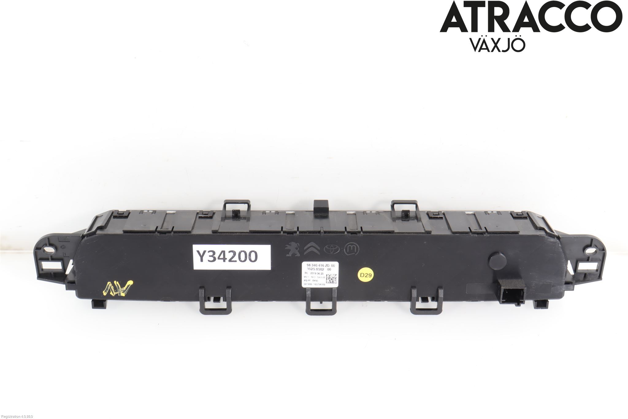 Toyota PROACE II 16- Varme Ac Betjening-Display