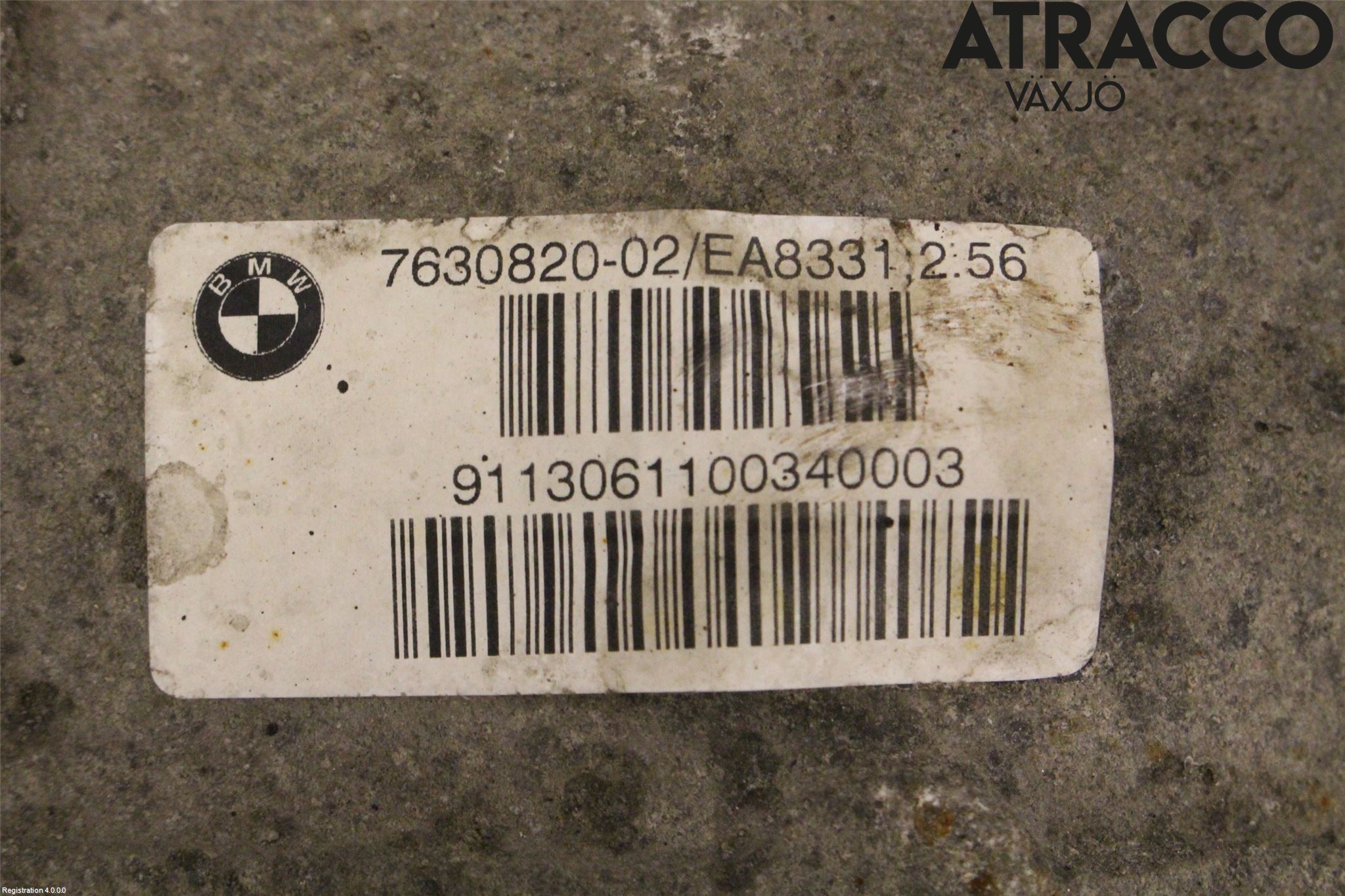 BMW 5 GT F07 09-17 Bakaksel Kardang Bak -Diff