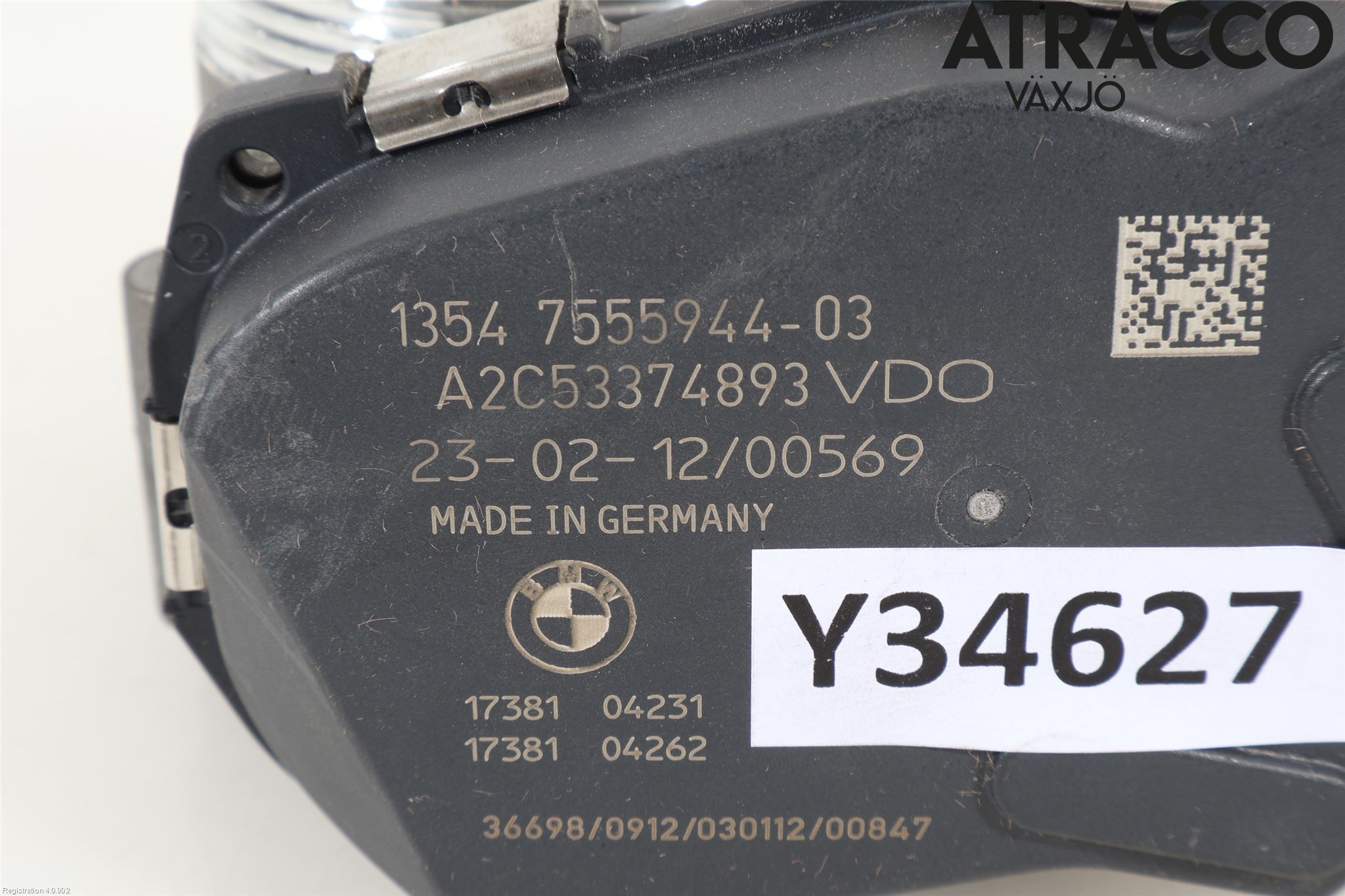 BMW 5 F10/F11/F18 09-17 Inns Spjeldhus