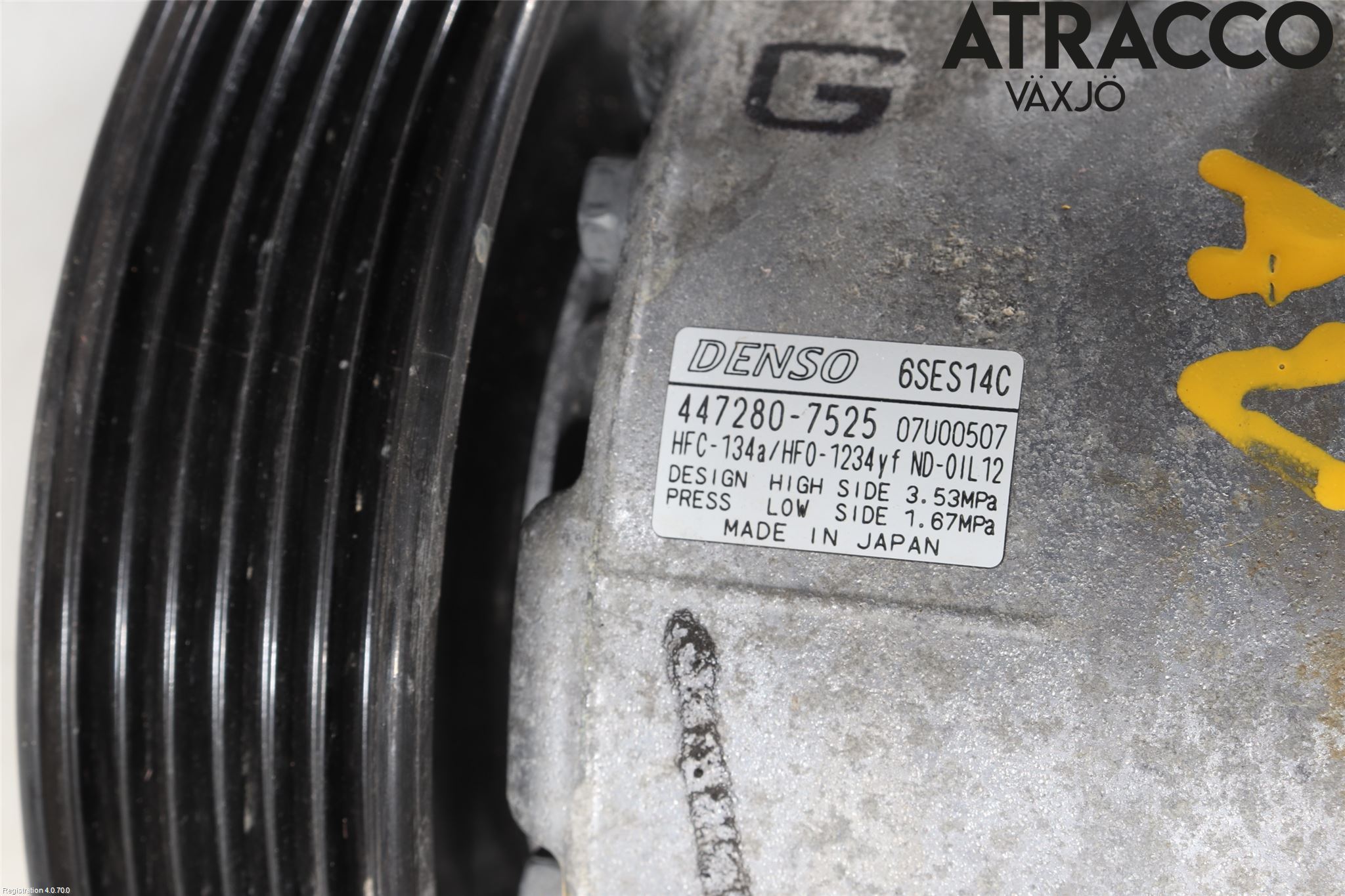 Toyota RAV4 13-18 Varme Ac Kompressor