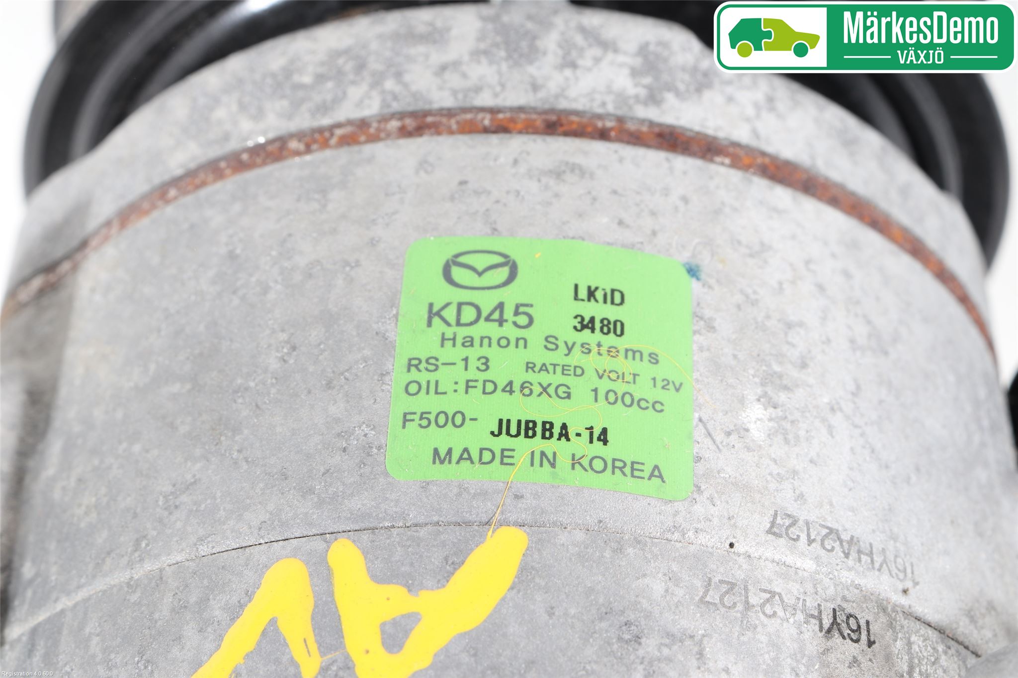 Mazda 3 III 14-19 Varme Ac Kompressor