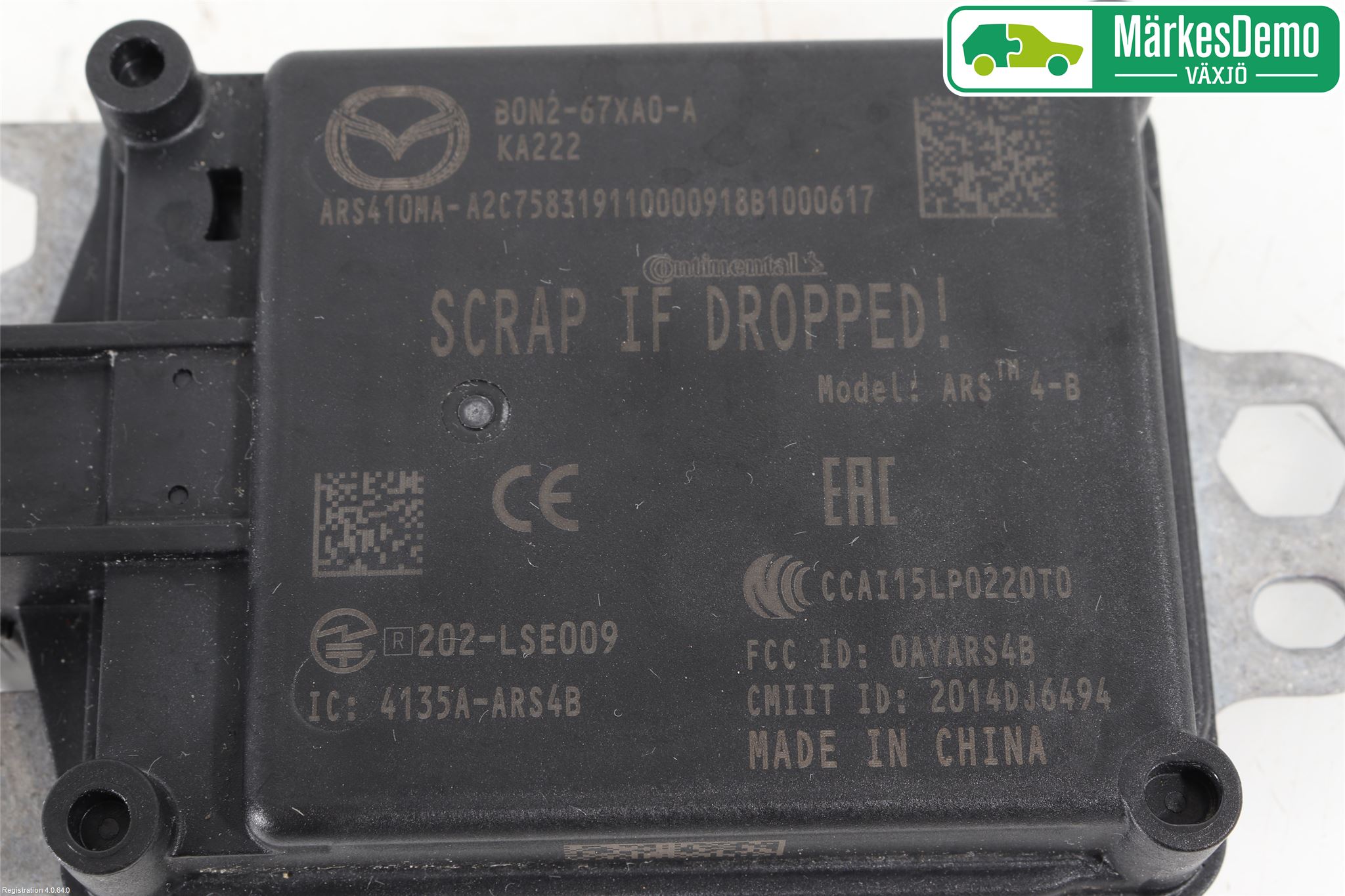 Mazda 3 IV 19- Sensor Kollisjonsbeskyttelse