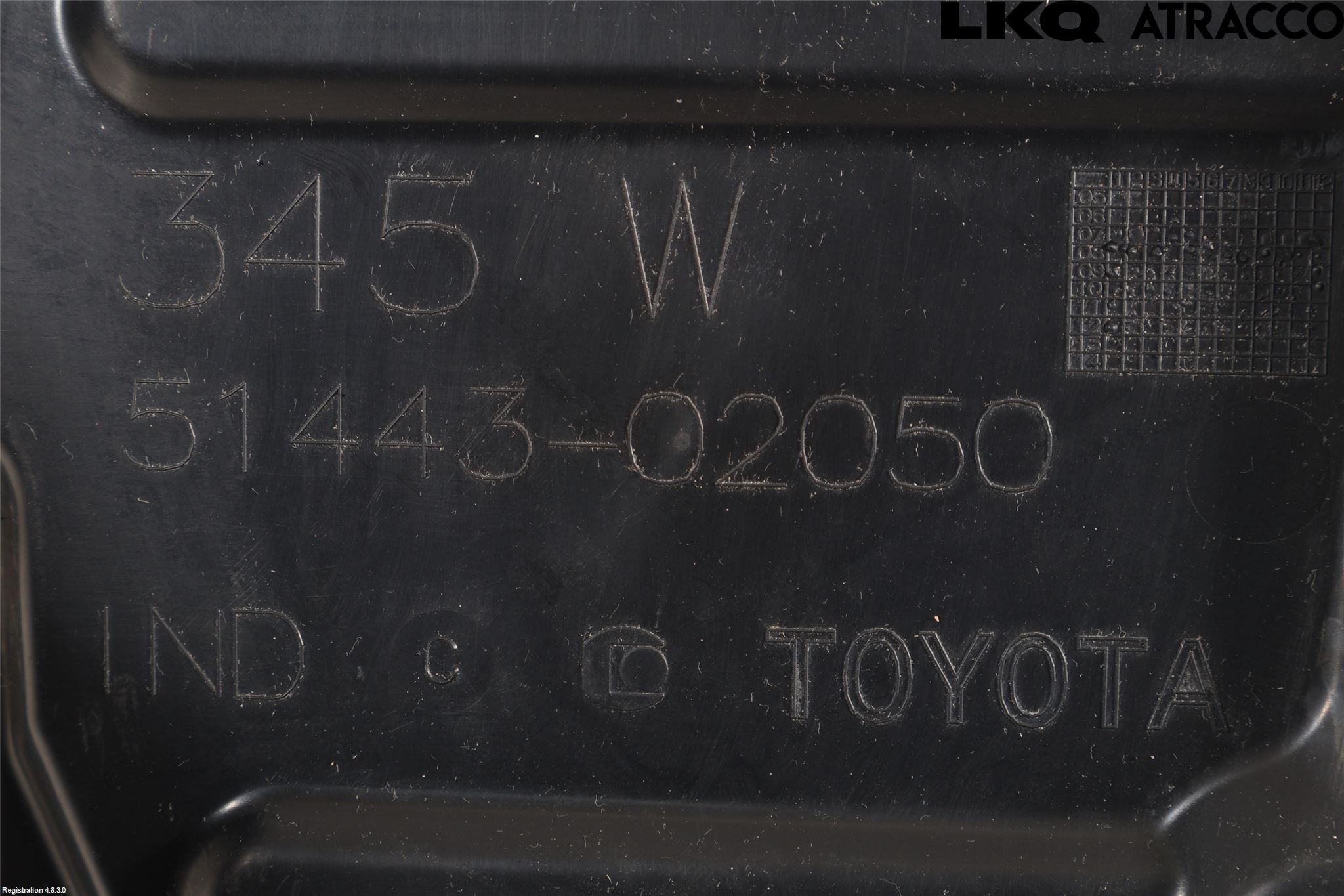 Toyota AVENSIS 09-15 Bunnplate U Motor-Gear-Dørk
