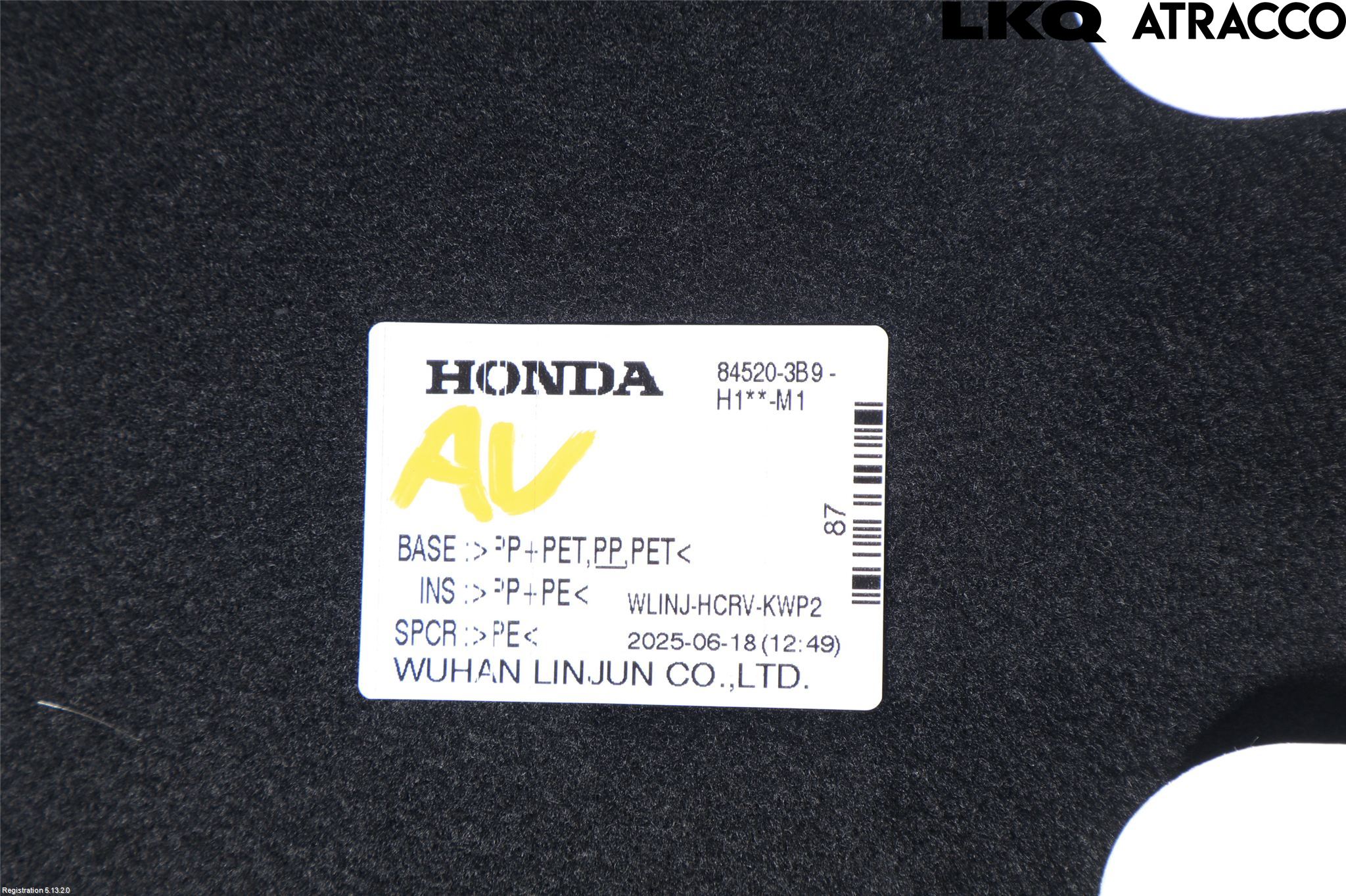 Honda CR-V 24- Bakluke Bun (Utgår 5023)