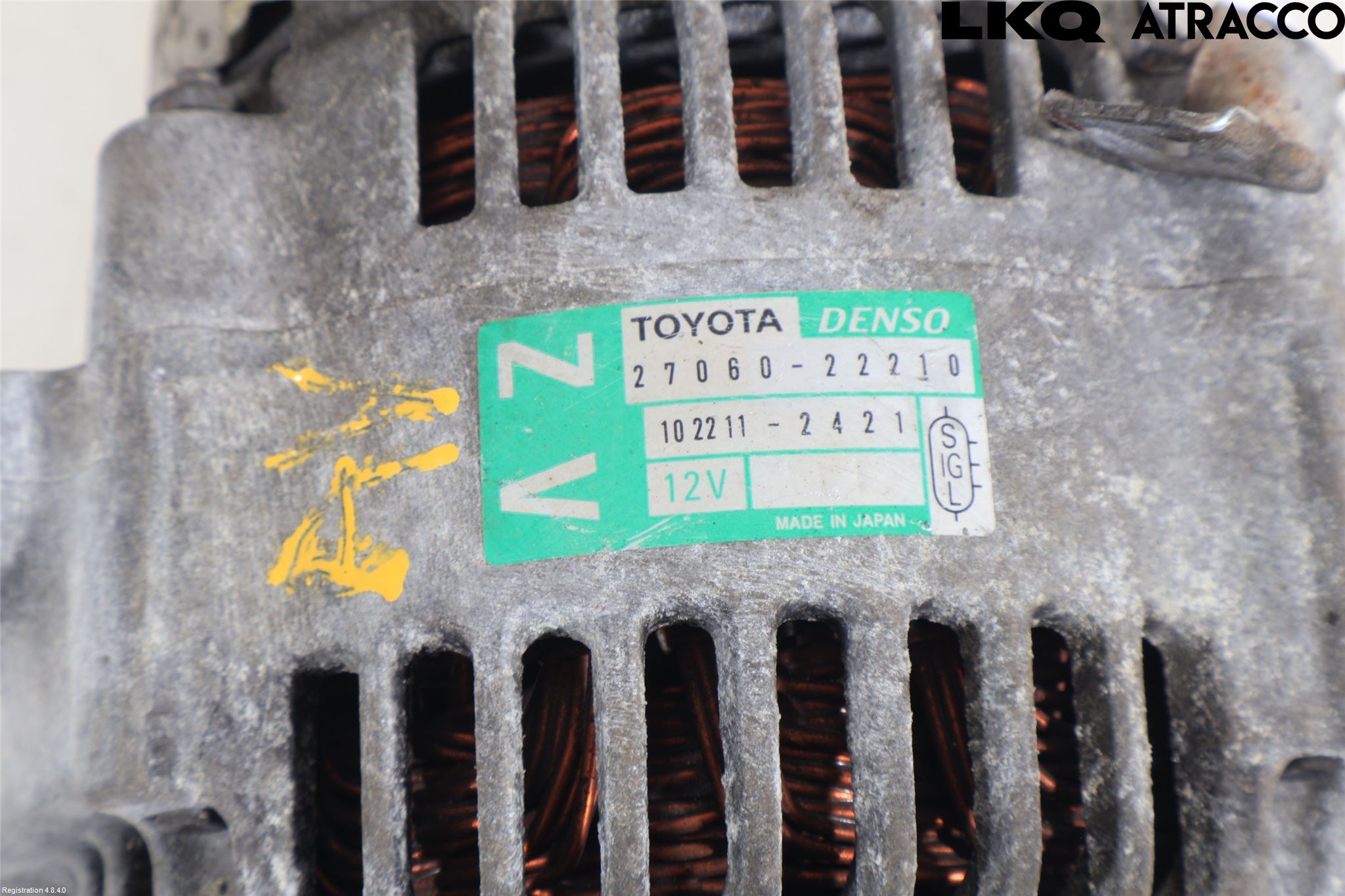Toyota COROLLA 02-07 Dynamo