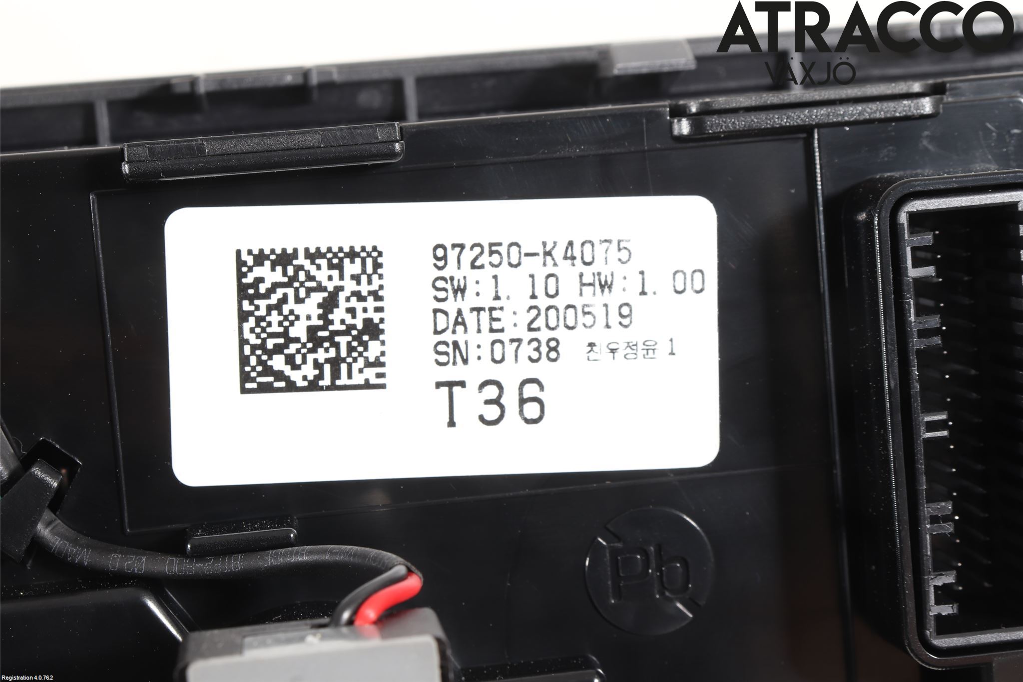 Hyundai KONA/ELECTRIC OS 18-23 Varme Ac Betjening-Display