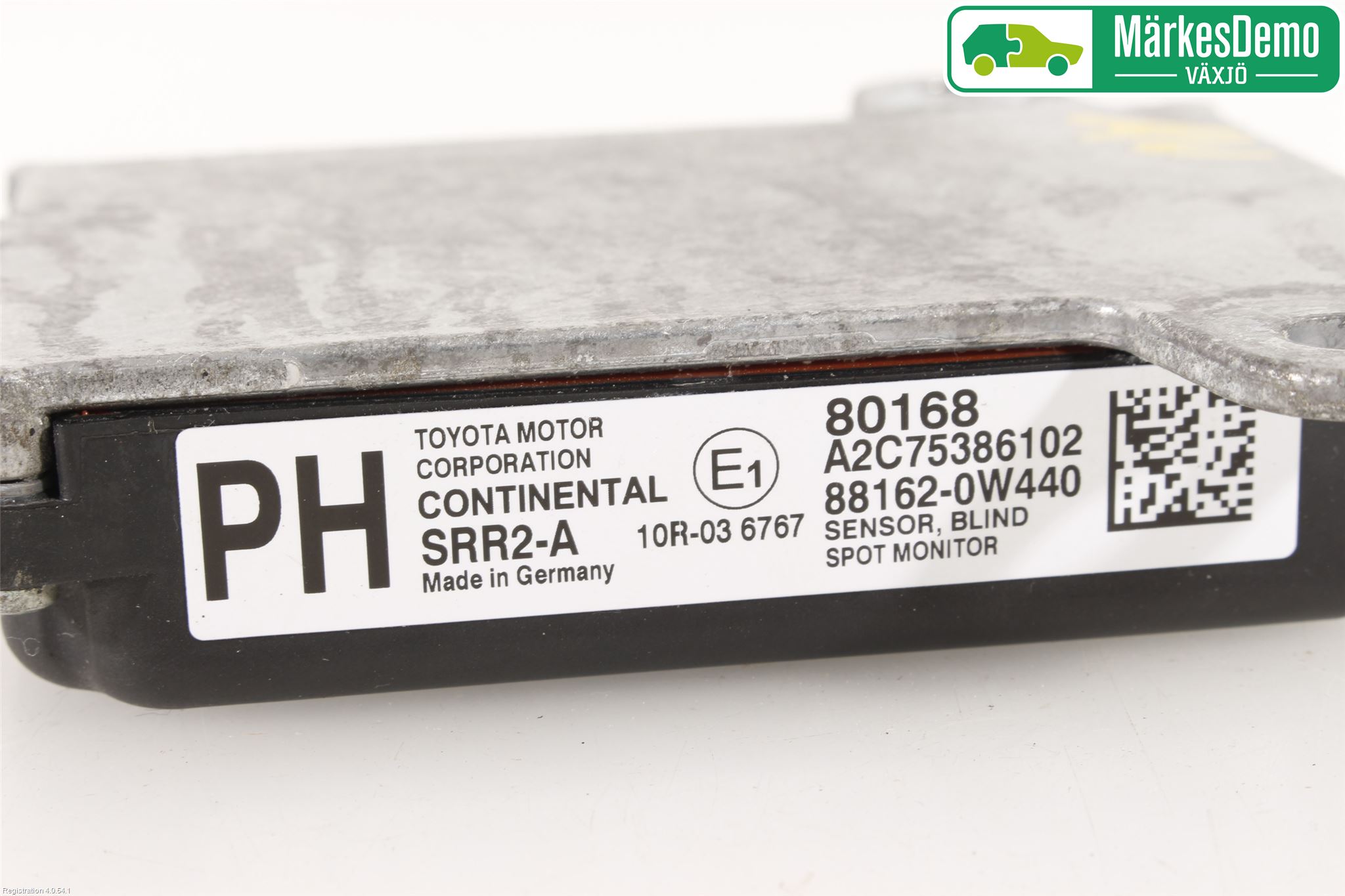 Toyota PRIUS (ZVW50) 16-21 Sensor Kollisjonsbeskyttelse