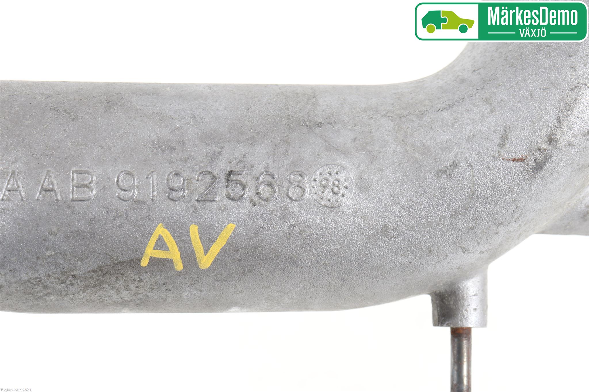 Saab 9-5 -05 Intercooler Rør-Slange