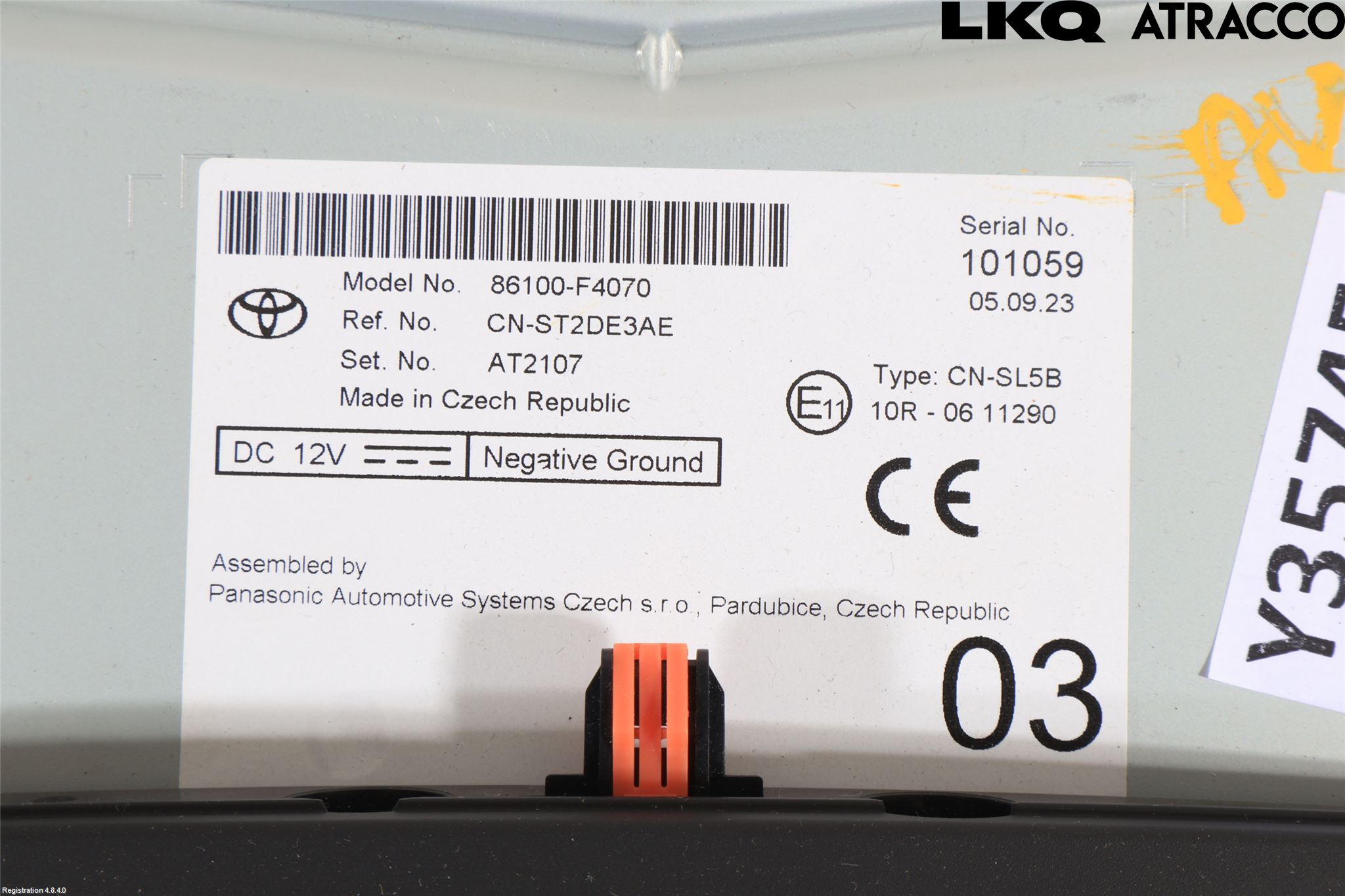 Toyota C-HR 24- Stereo Radio Med Cd