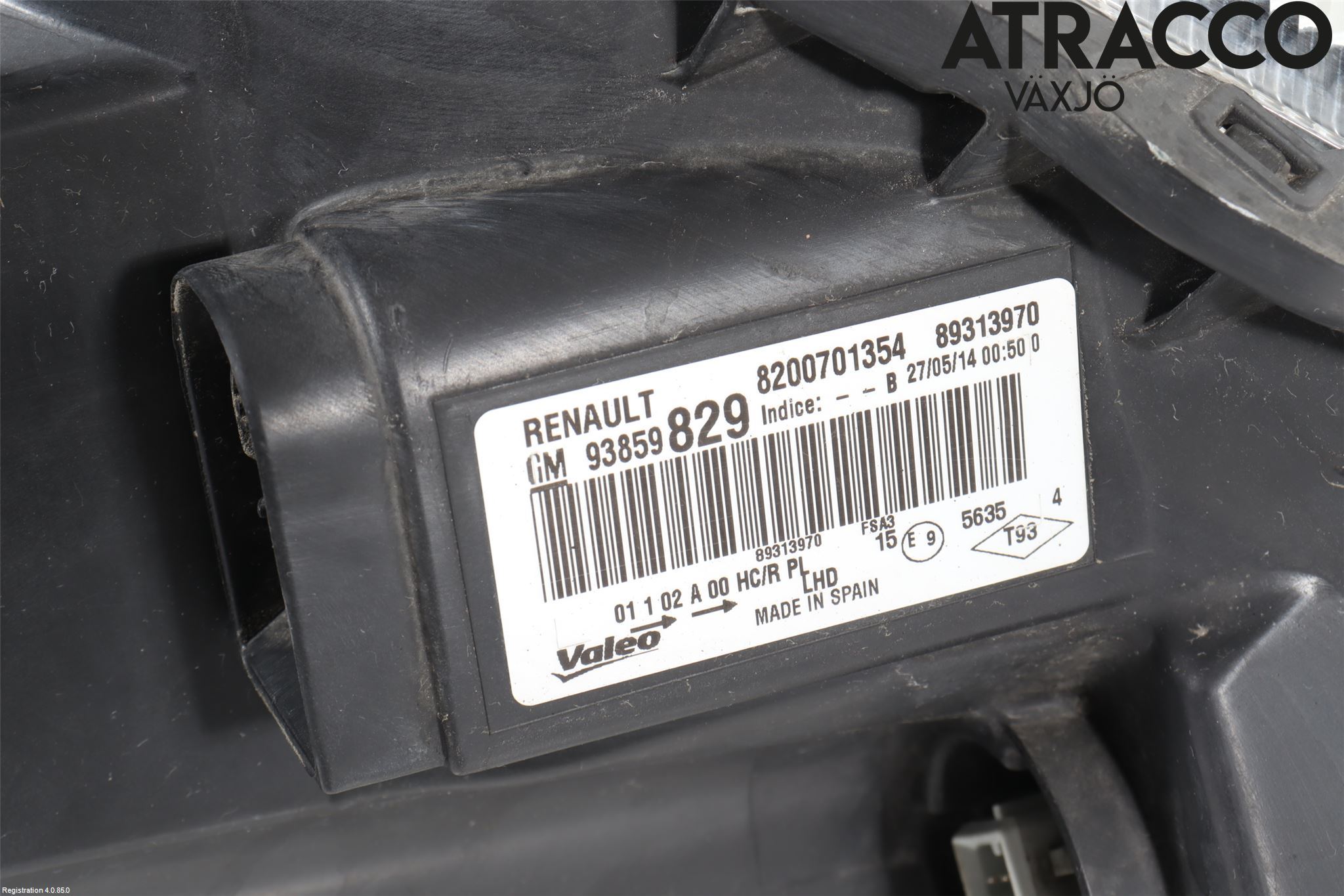 Opel VIVARO 01-14 Frontlykt Venstre