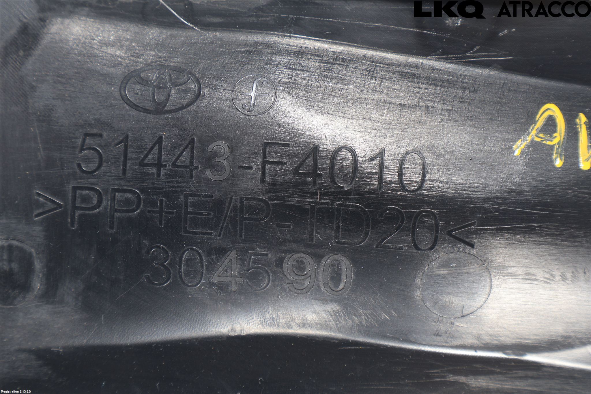 Toyota C-HR 16-23 Bunnplate U Motor-Gear-Dørk
