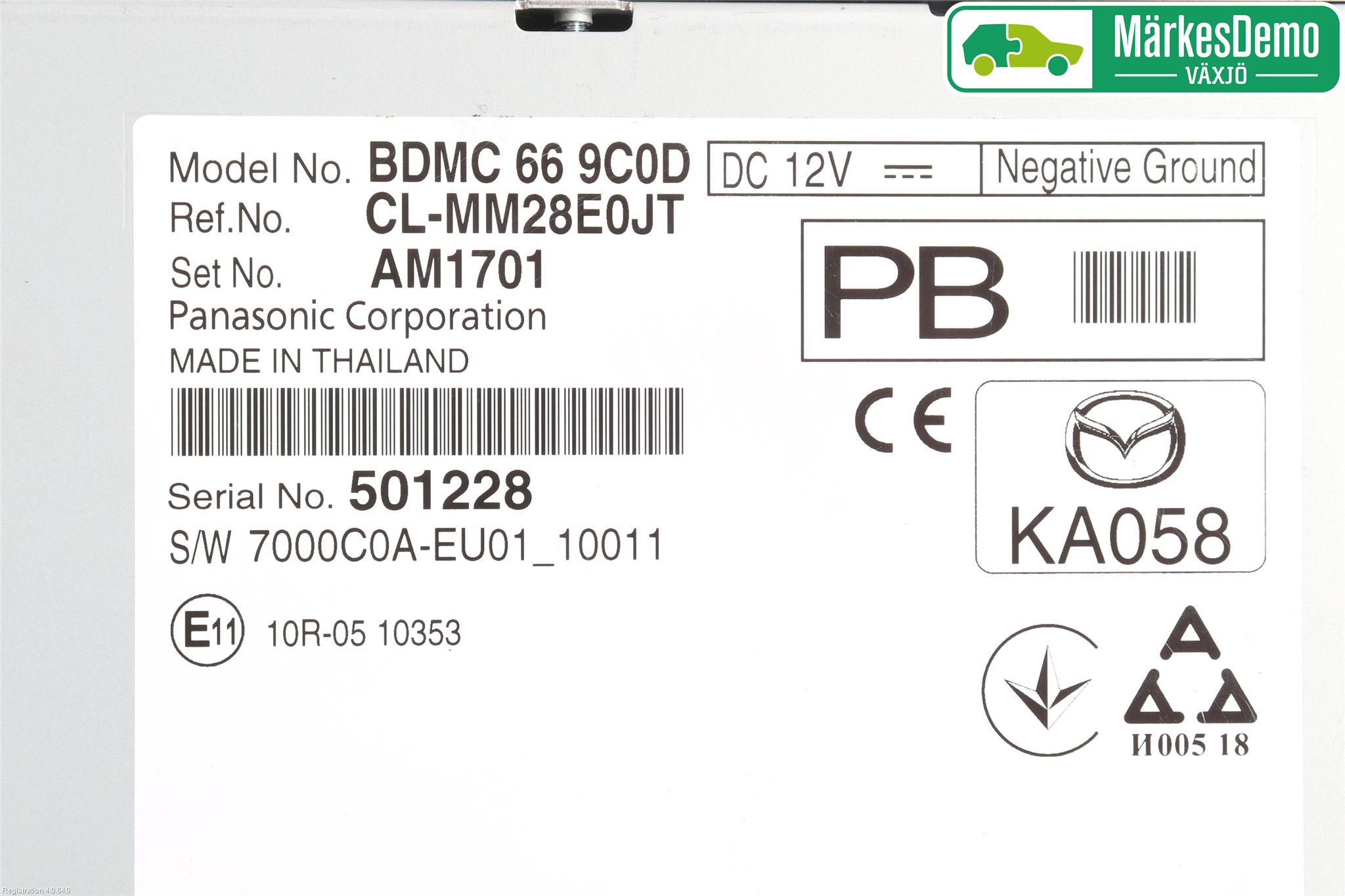 Mazda 3 IV 19- Stereo Radio Med Cd