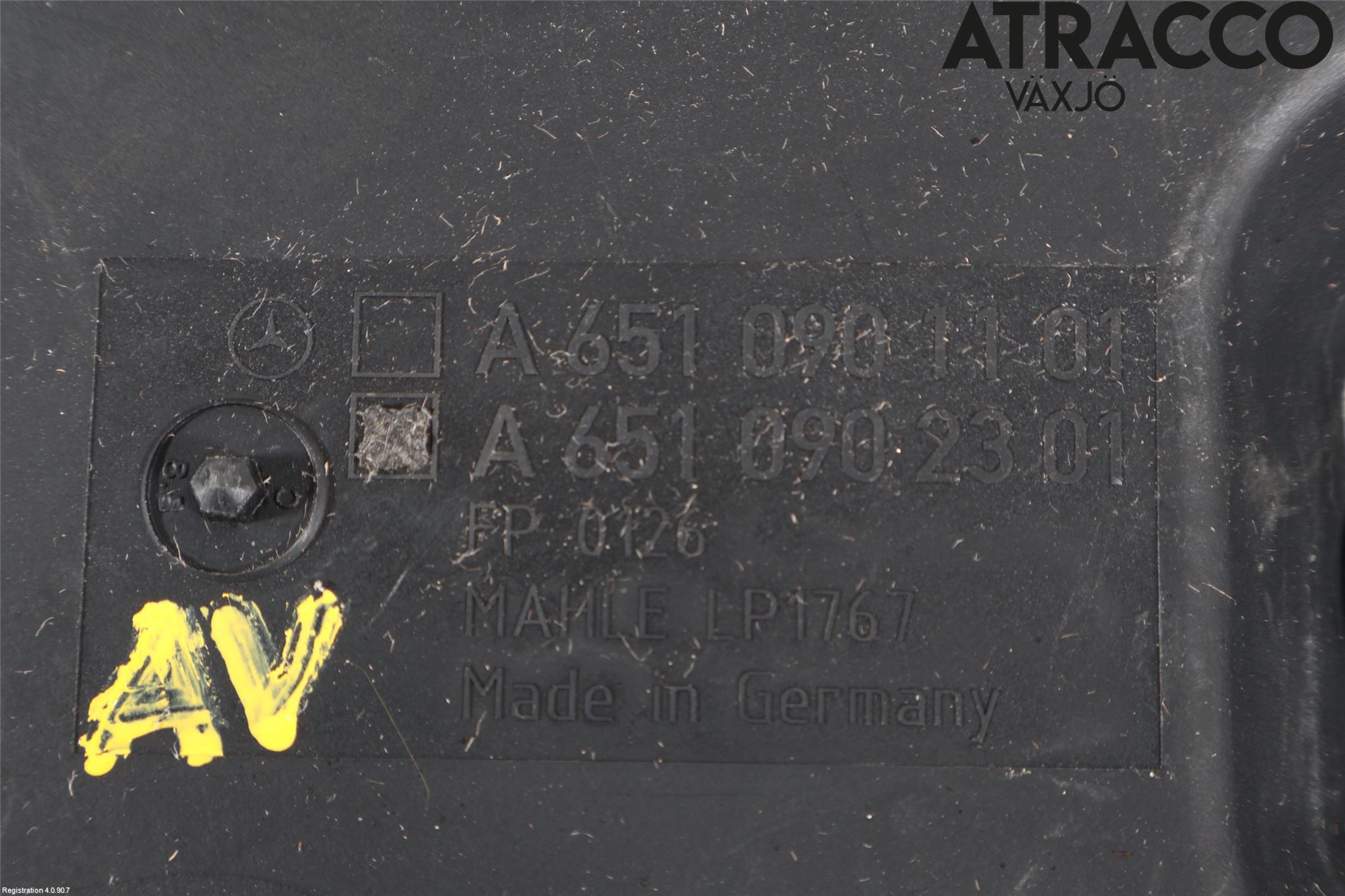Mercedes-Benz MB C-KLASS (W204) 07-15 Luftfilter Boks