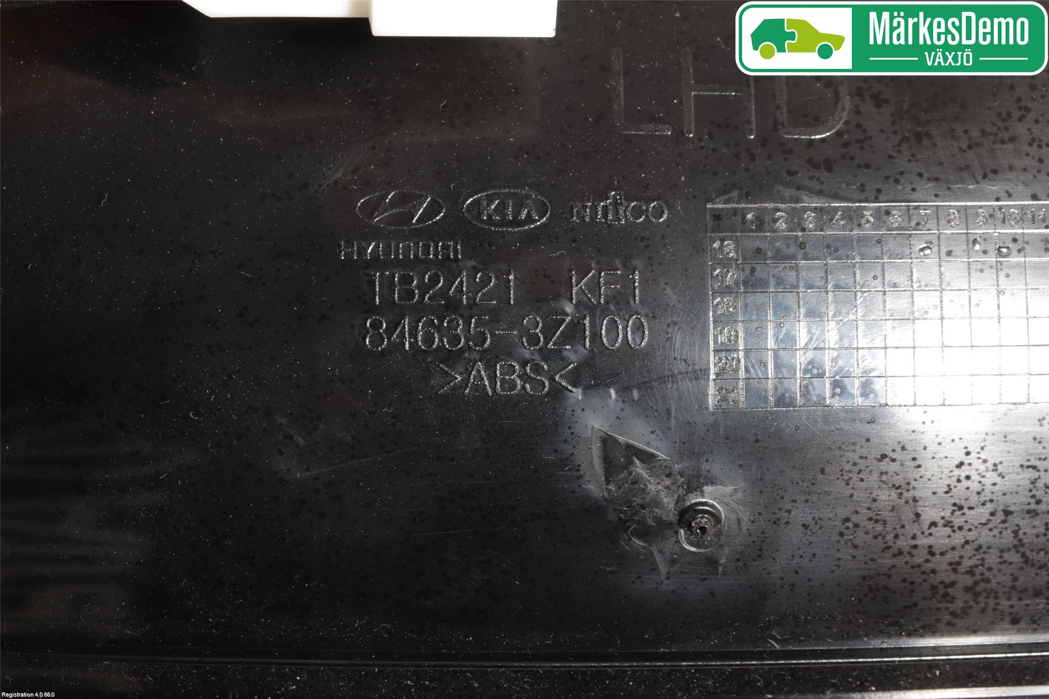 Hyundai i40 16-18 Innr Oppbevaringsrom