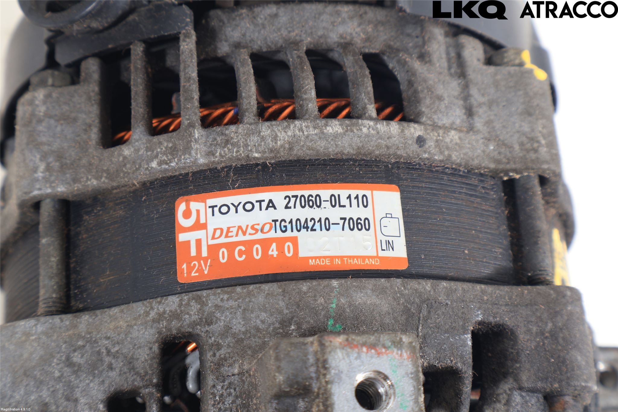 Toyota HILUX 16- Dynamo