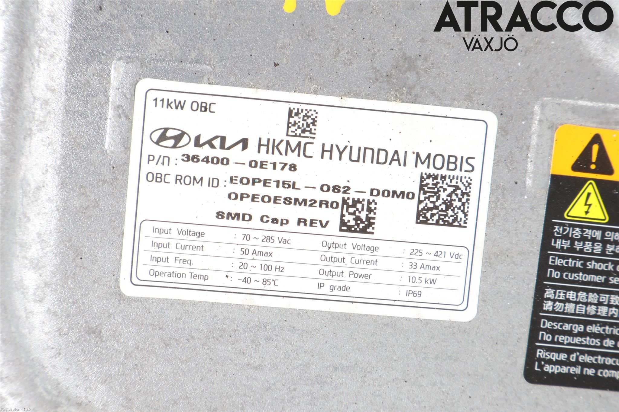 Hyundai KONA/ELECTRIC OS 18-23 Batterilader Hybrid