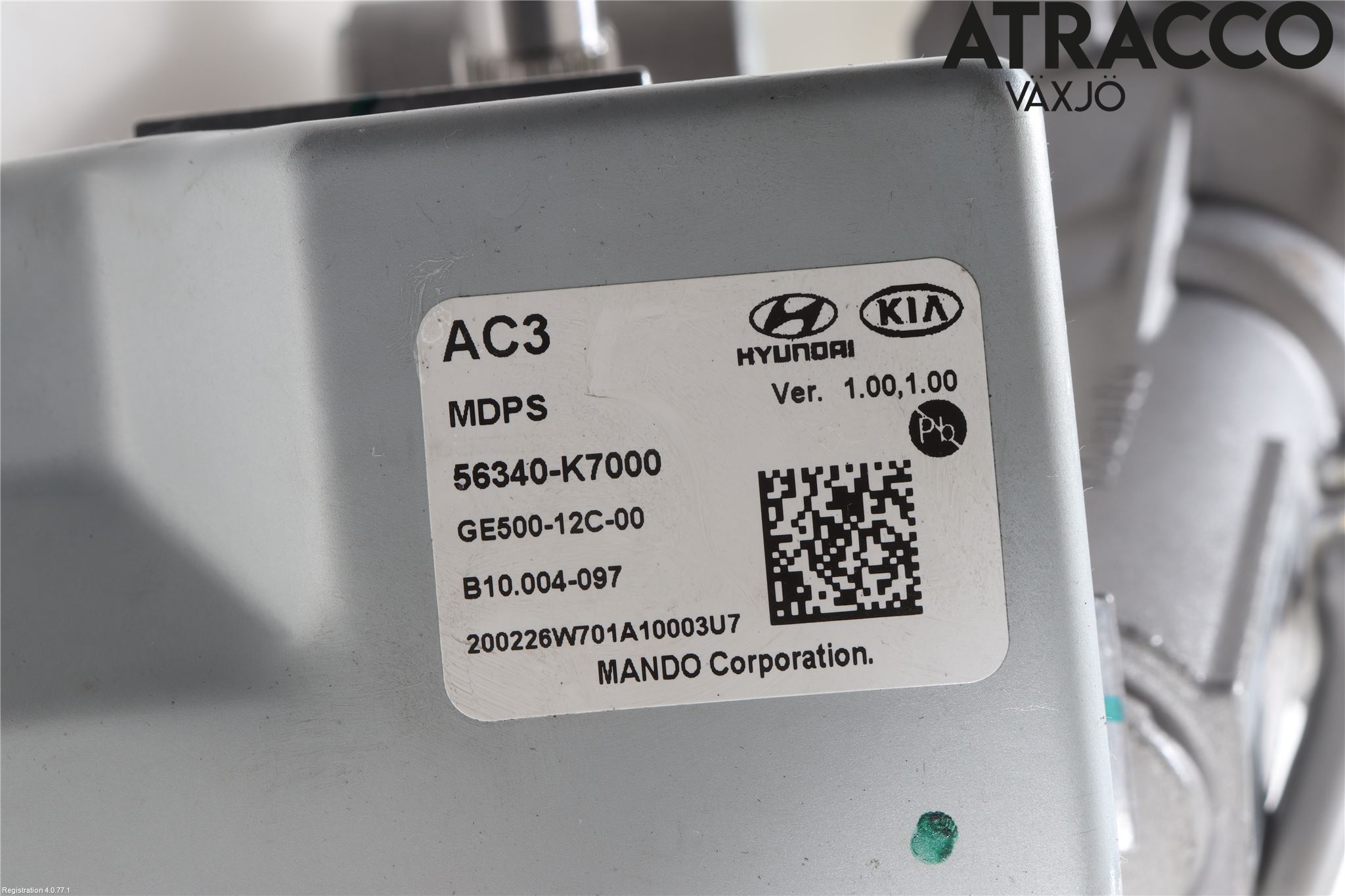 Hyundai i10 LA 20- Rattakselaggregat Innebygd Servo
