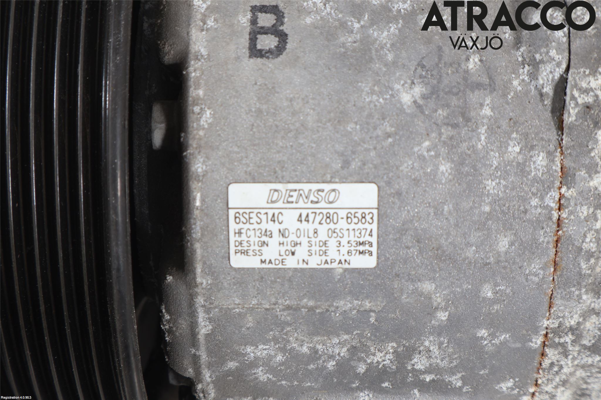 Toyota AVENSIS 16-18 Varme Ac Kompressor