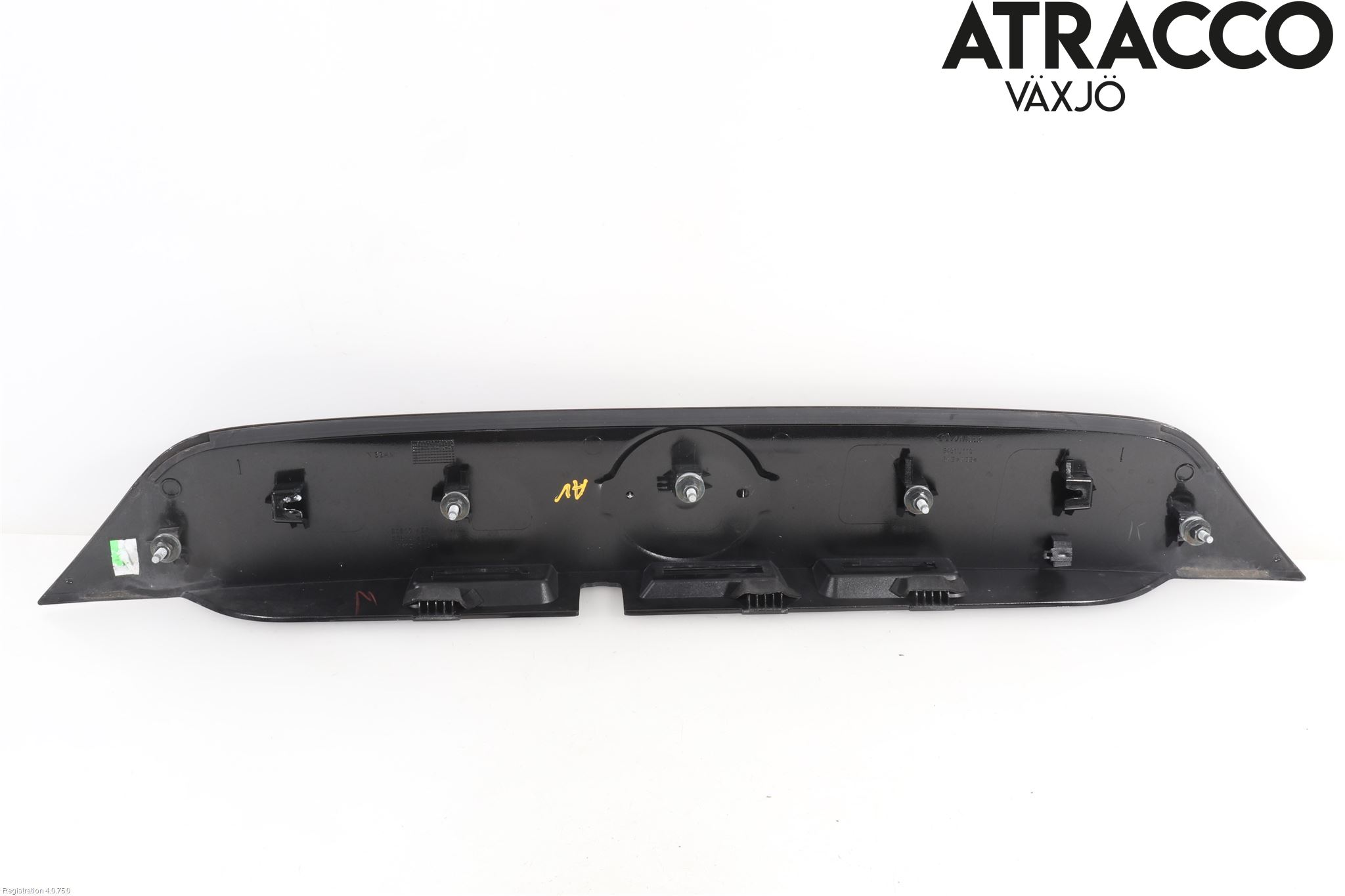Nissan QASHQAI 14-17 Refleksplate - Skiltplate