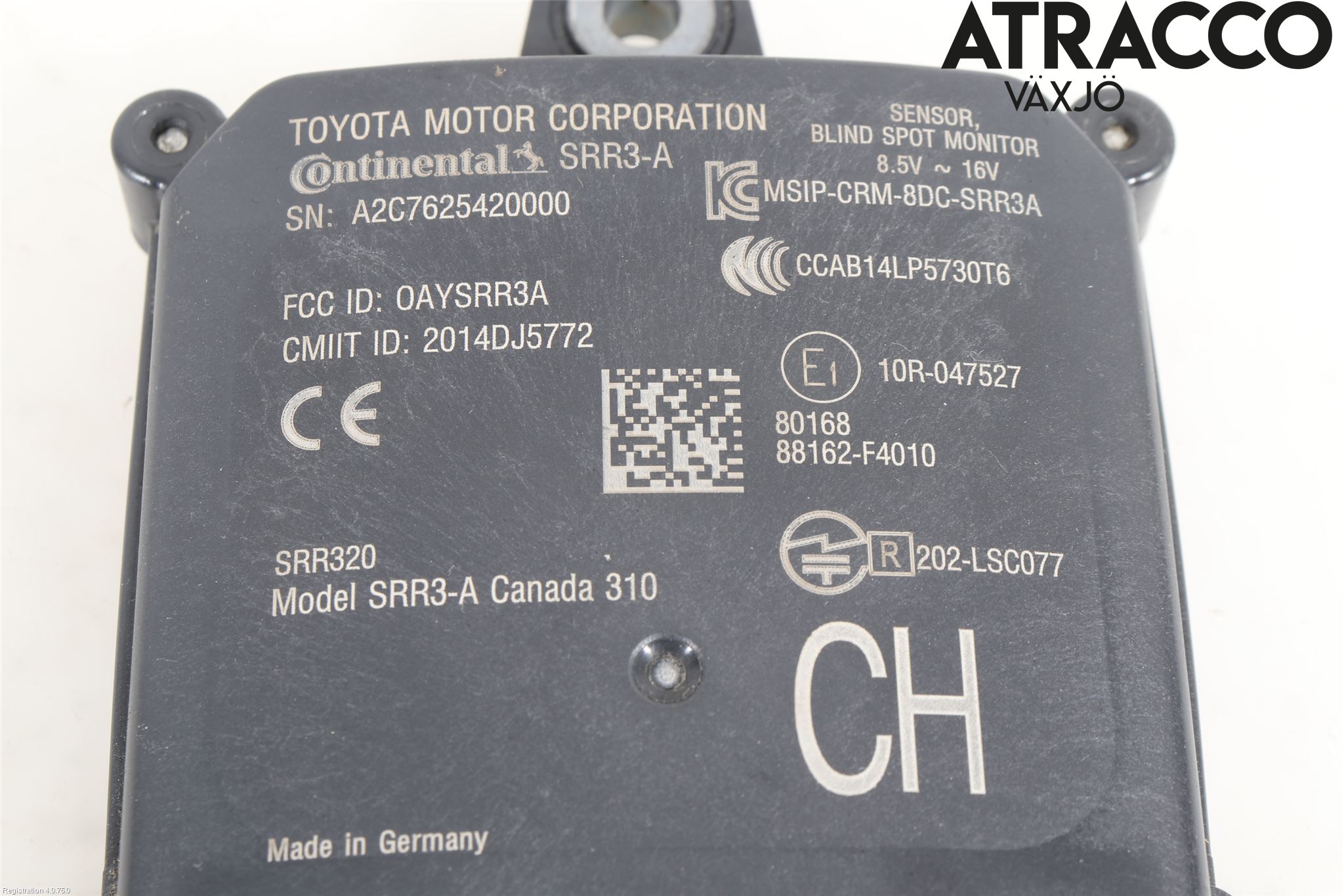 Toyota C-HR 16-23 Sensor Kollisjonsbeskyttelse
