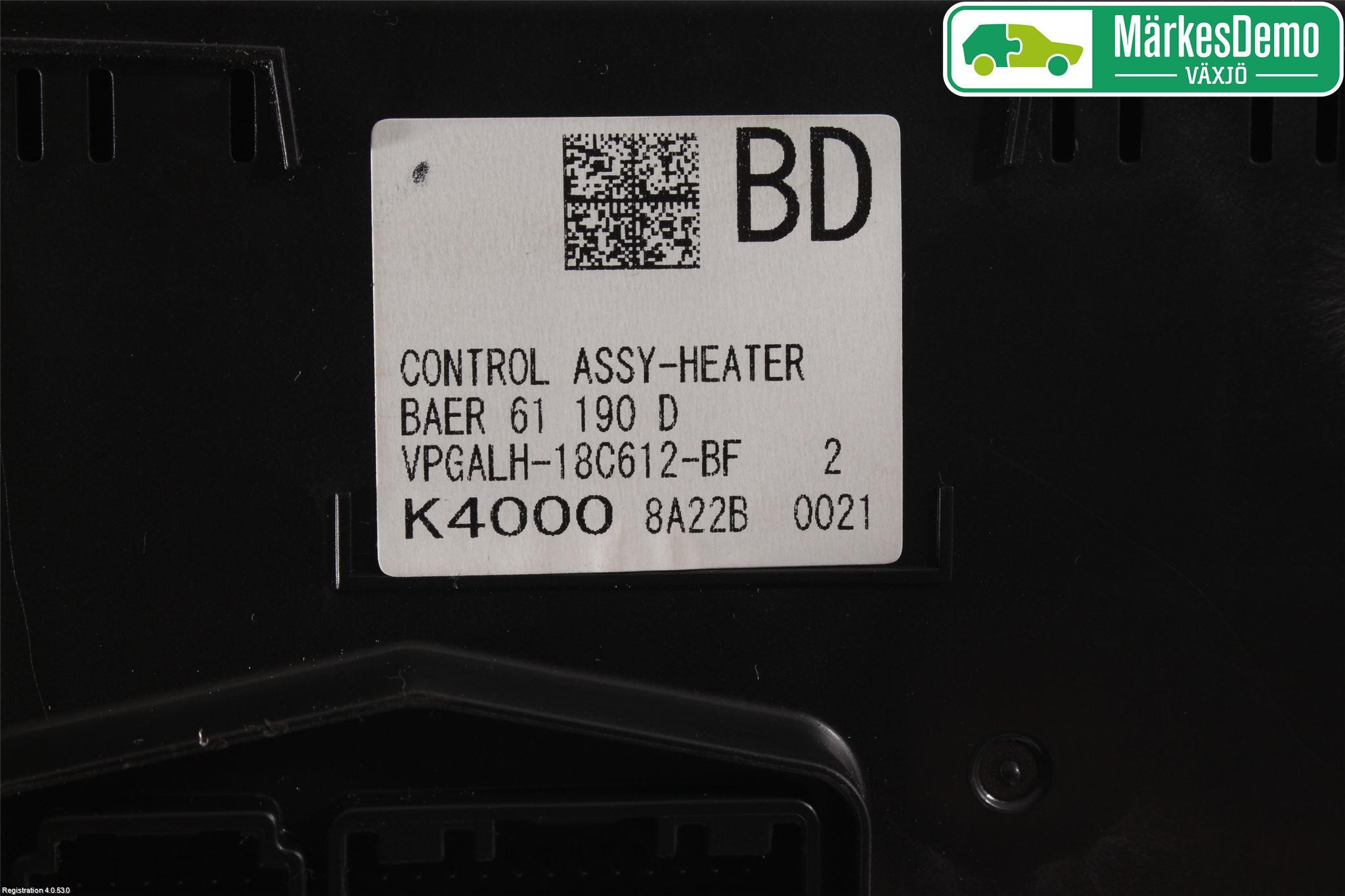 Mazda 3 III 14-19 Varme Ac Betjening-Display