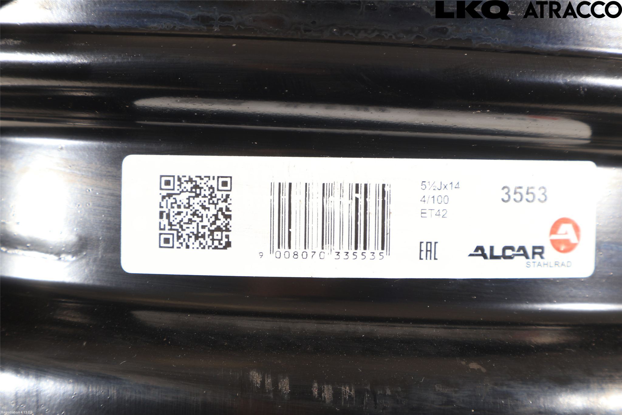 Hyundai i10 LA 20- Felg Stål Sett 4Stk