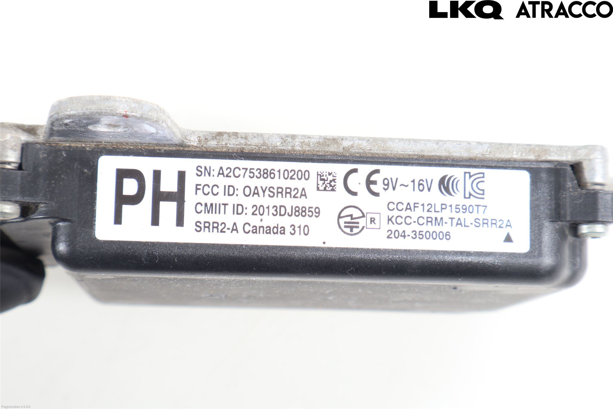 Toyota PRIUS (ZVW50) 16-21 Sensor Kollisjonsbeskyttelse
