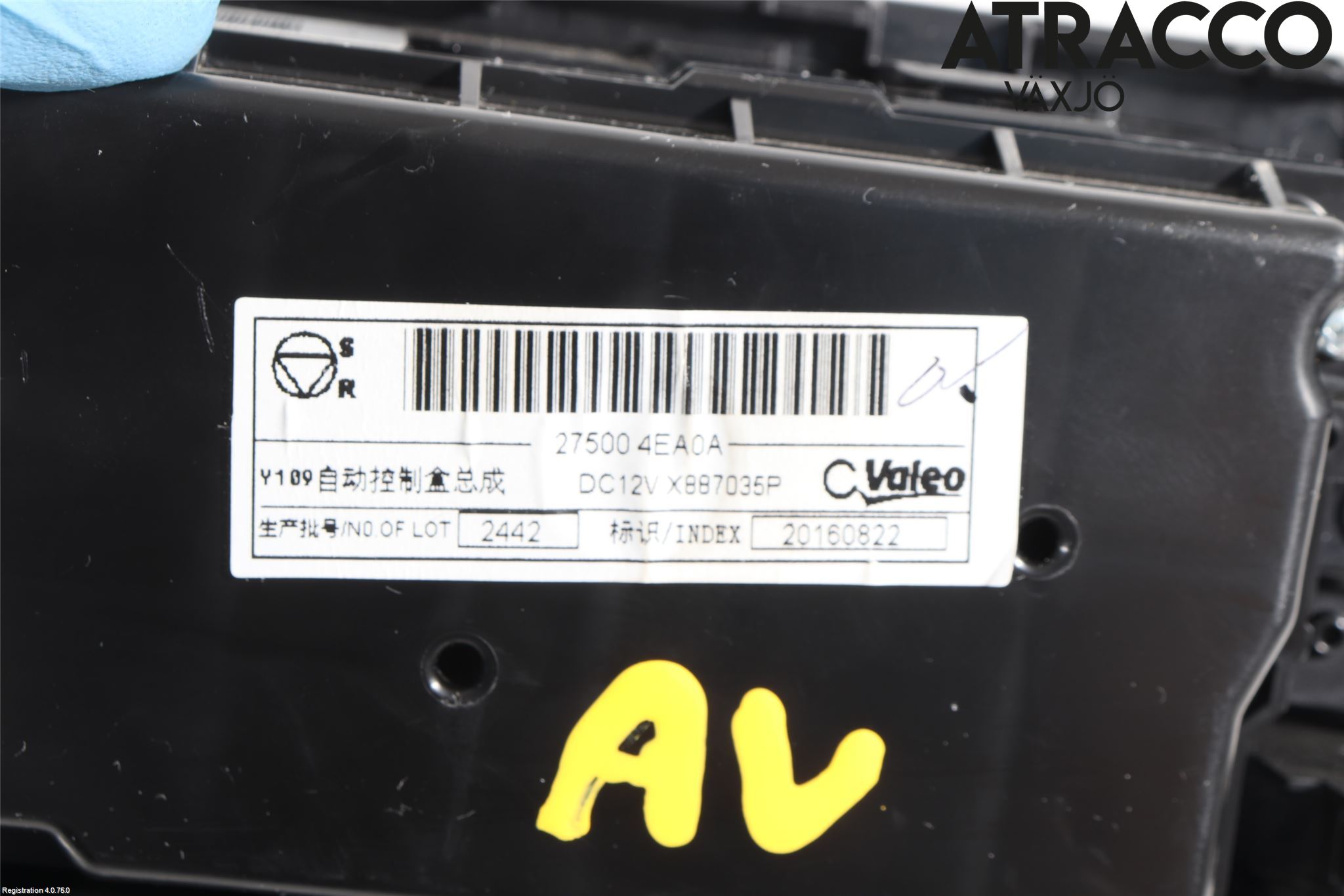 Nissan X-TRAIL 14-21 Varme Ac Betjening-Display