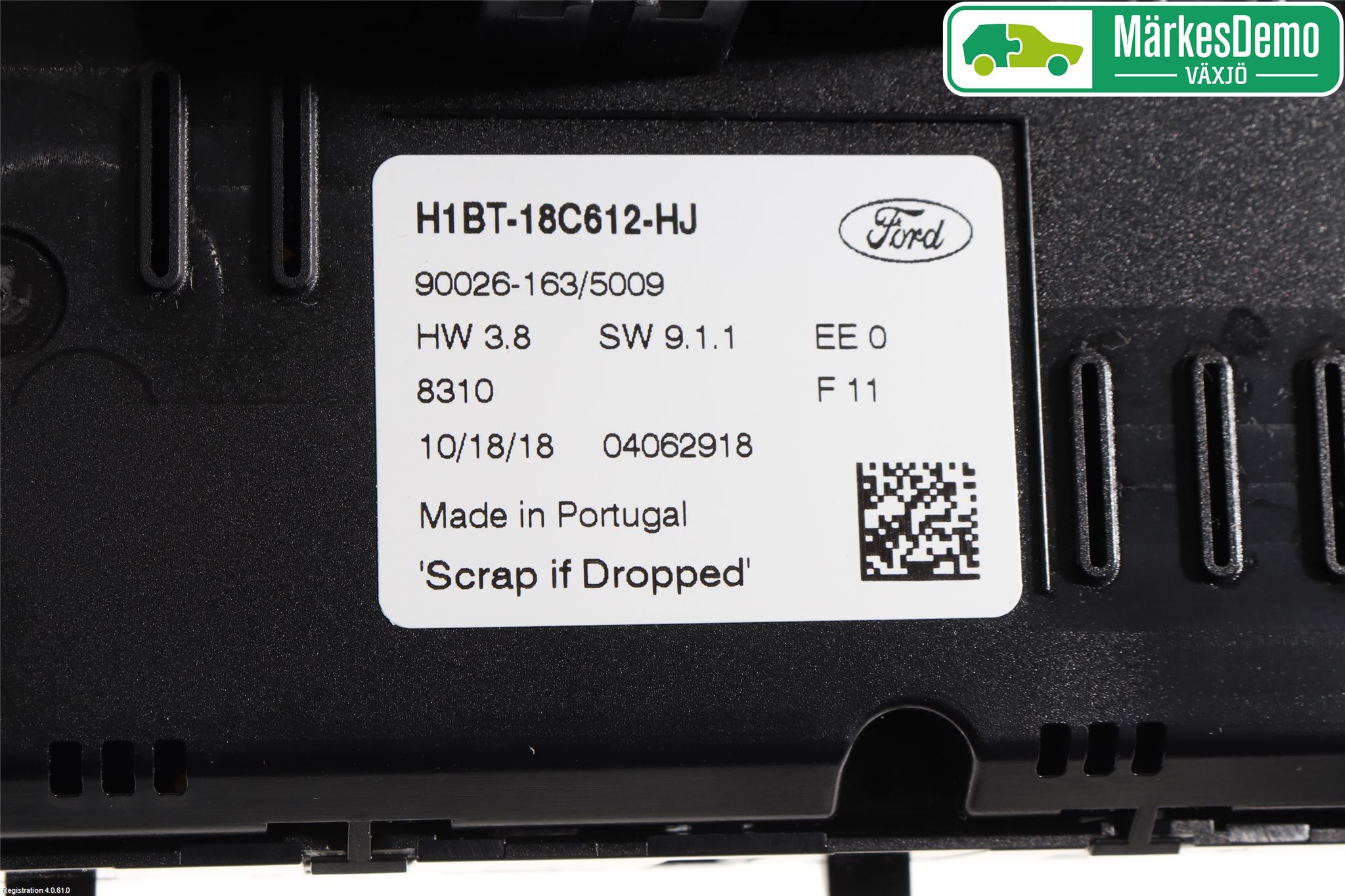 Ford FIESTA (VII) 18-23 Varme Ac Betjening-Display