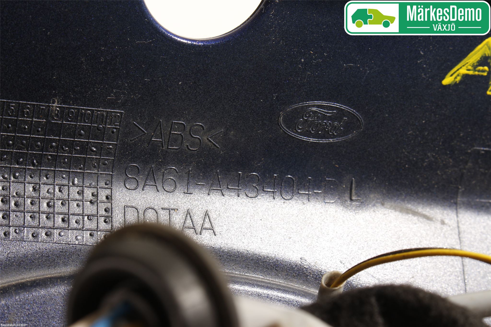 Ford FIESTA 13-17 Refleksplate - Skiltplate