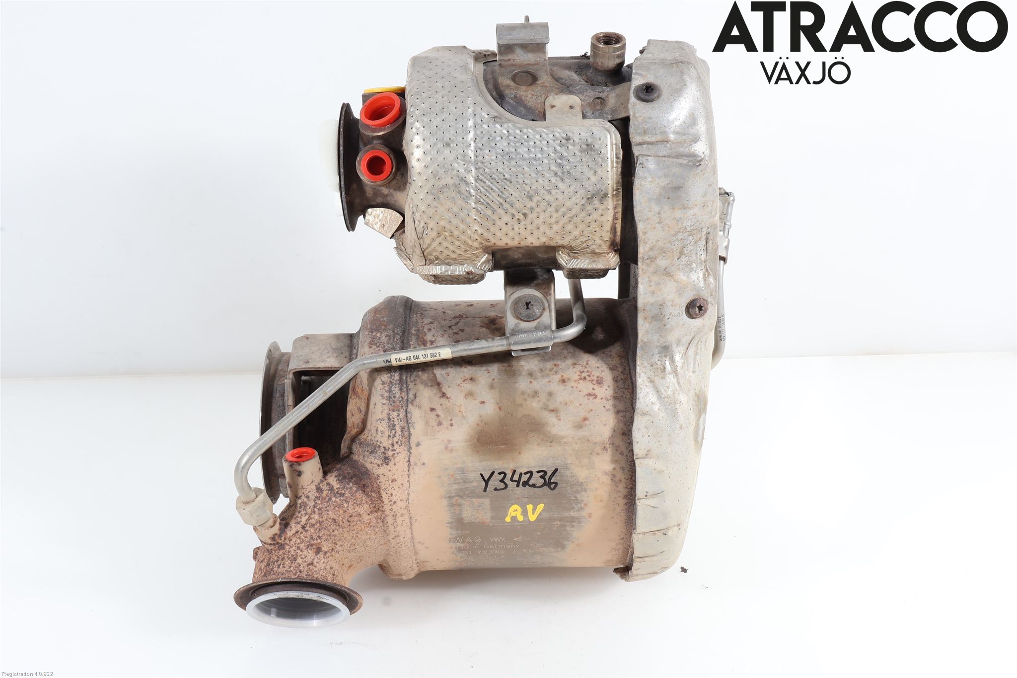 Volkswagen VW SHARAN 11- Eksos Partikketfilter
