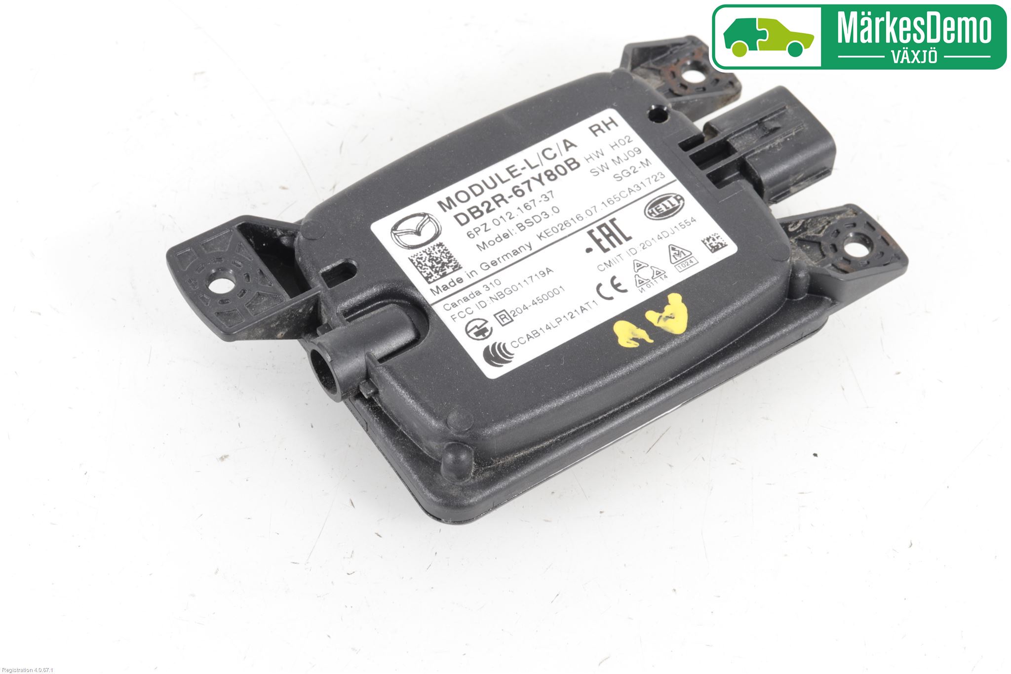 Mazda CX-3 Sensor Kollisjonsbeskyttelse