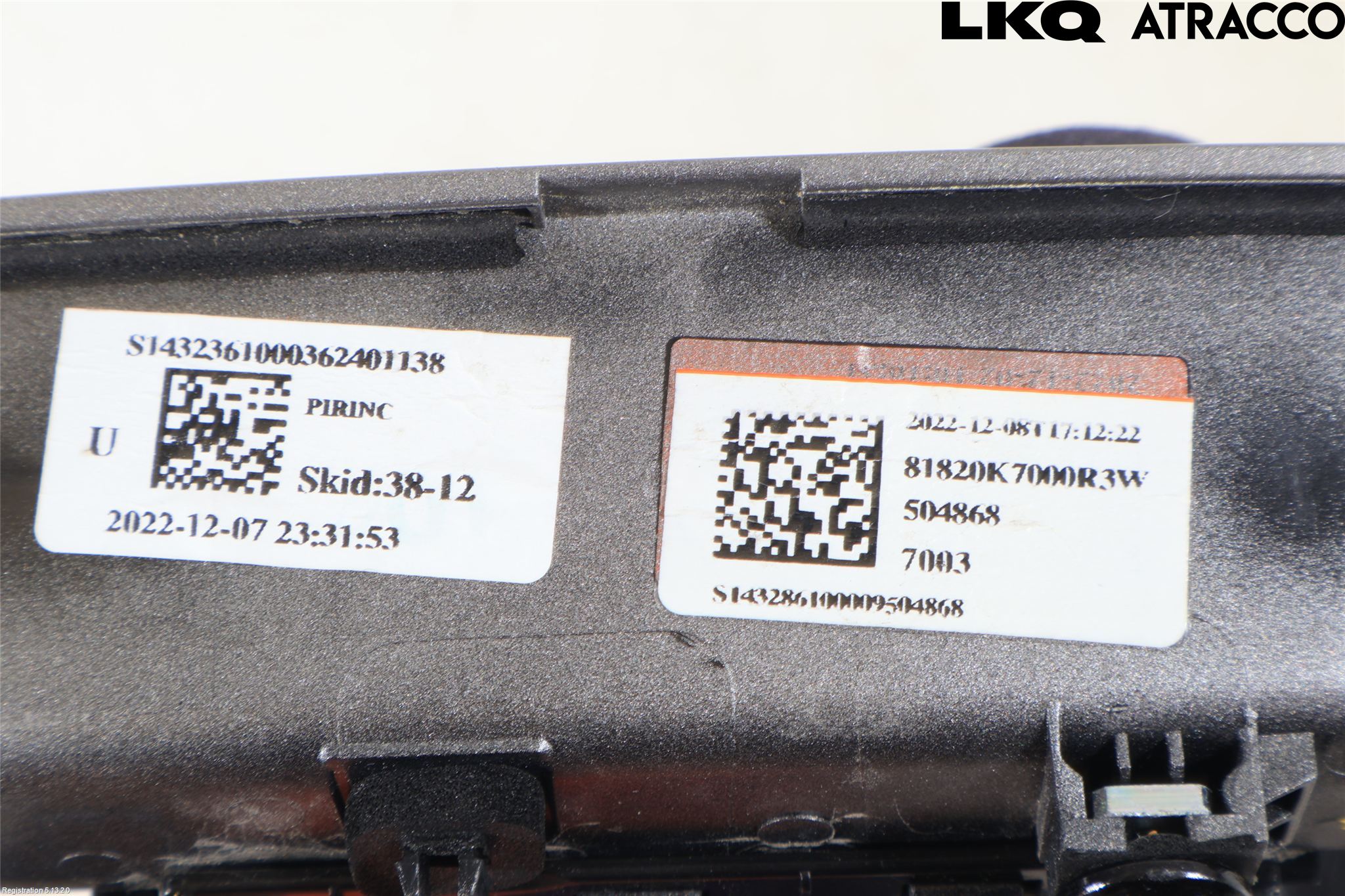 Hyundai i10 LA 20- Bakluke Handtak Ytre