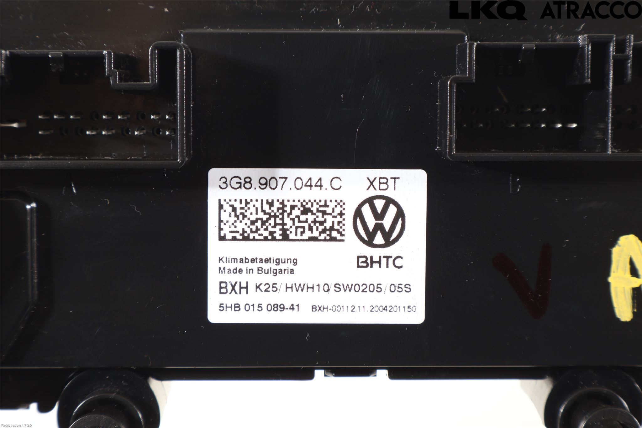 Volkswagen VW ARTEON 17- Varme Ac Betjening-Display
