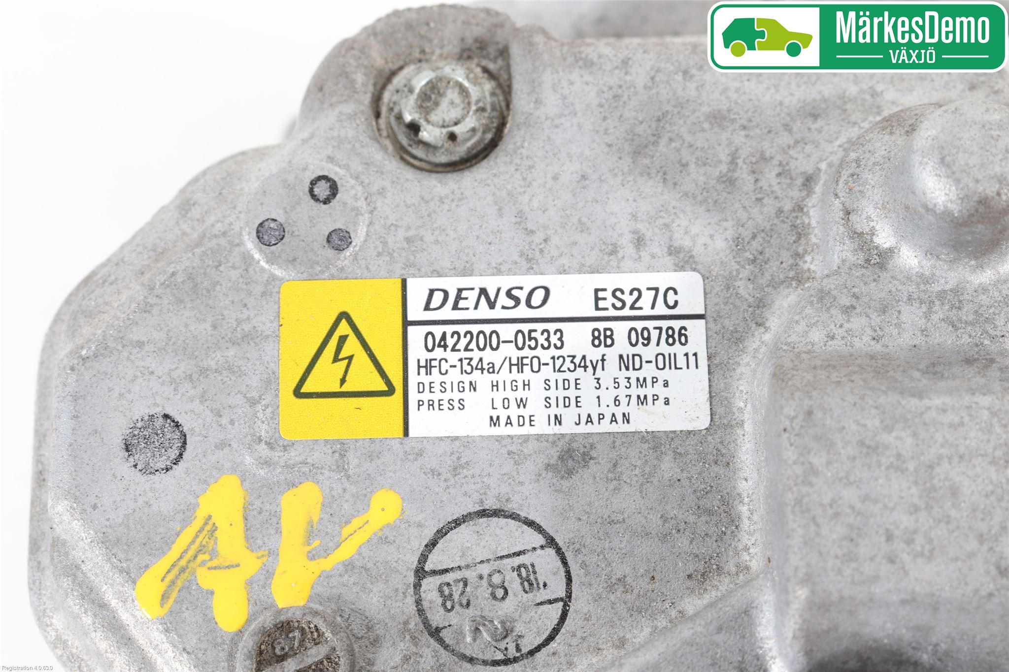 Toyota RAV4 13-18 Varme Ac Kompressor