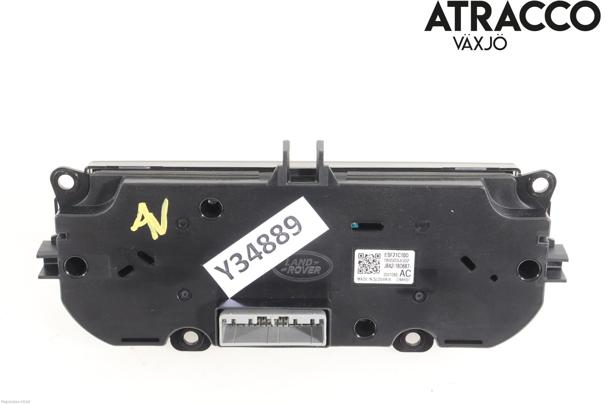 Landrover RANGE ROVER VELAR (L560) 17- Varme Ac Betjening-Display