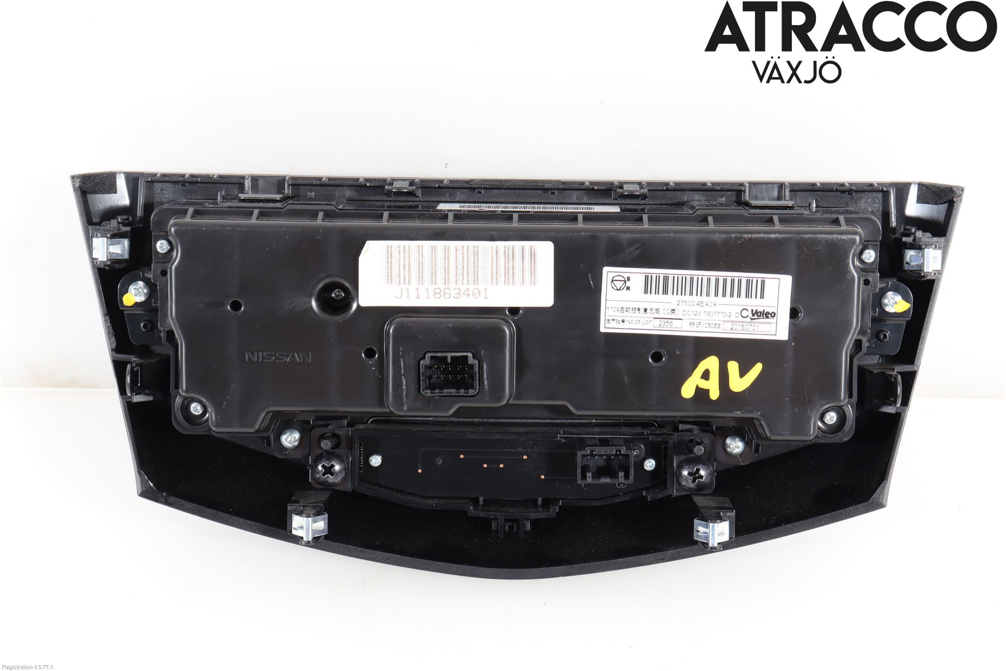 Nissan QASHQAI 14-17 Varme Ac Betjening-Display