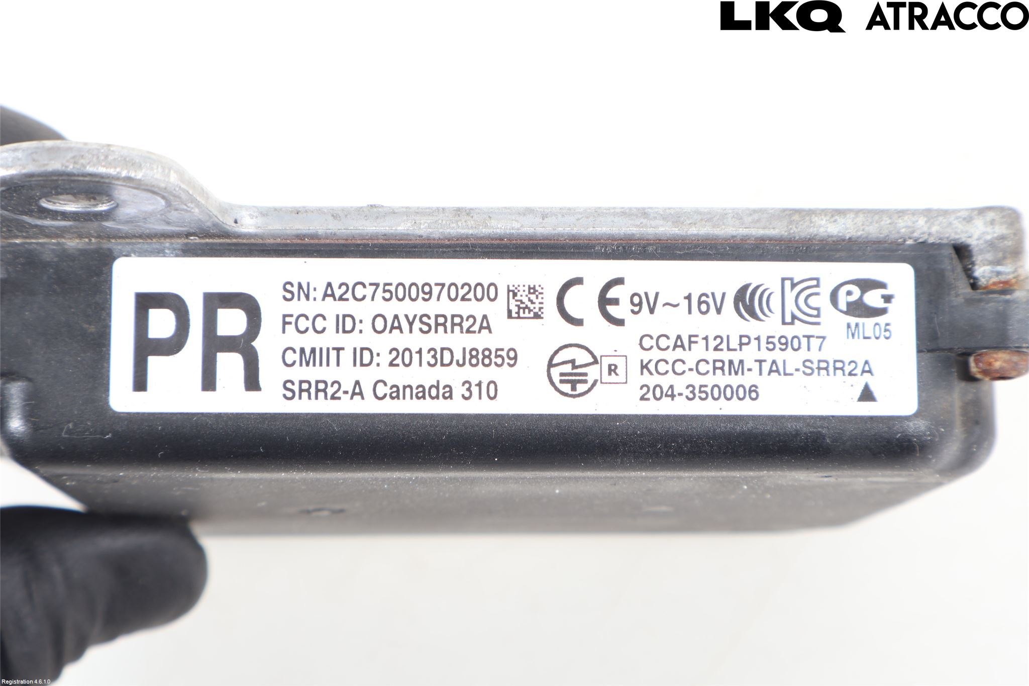 Toyota PRIUS (ZVW50) 16-21 Sensor Kollisjonsbeskyttelse