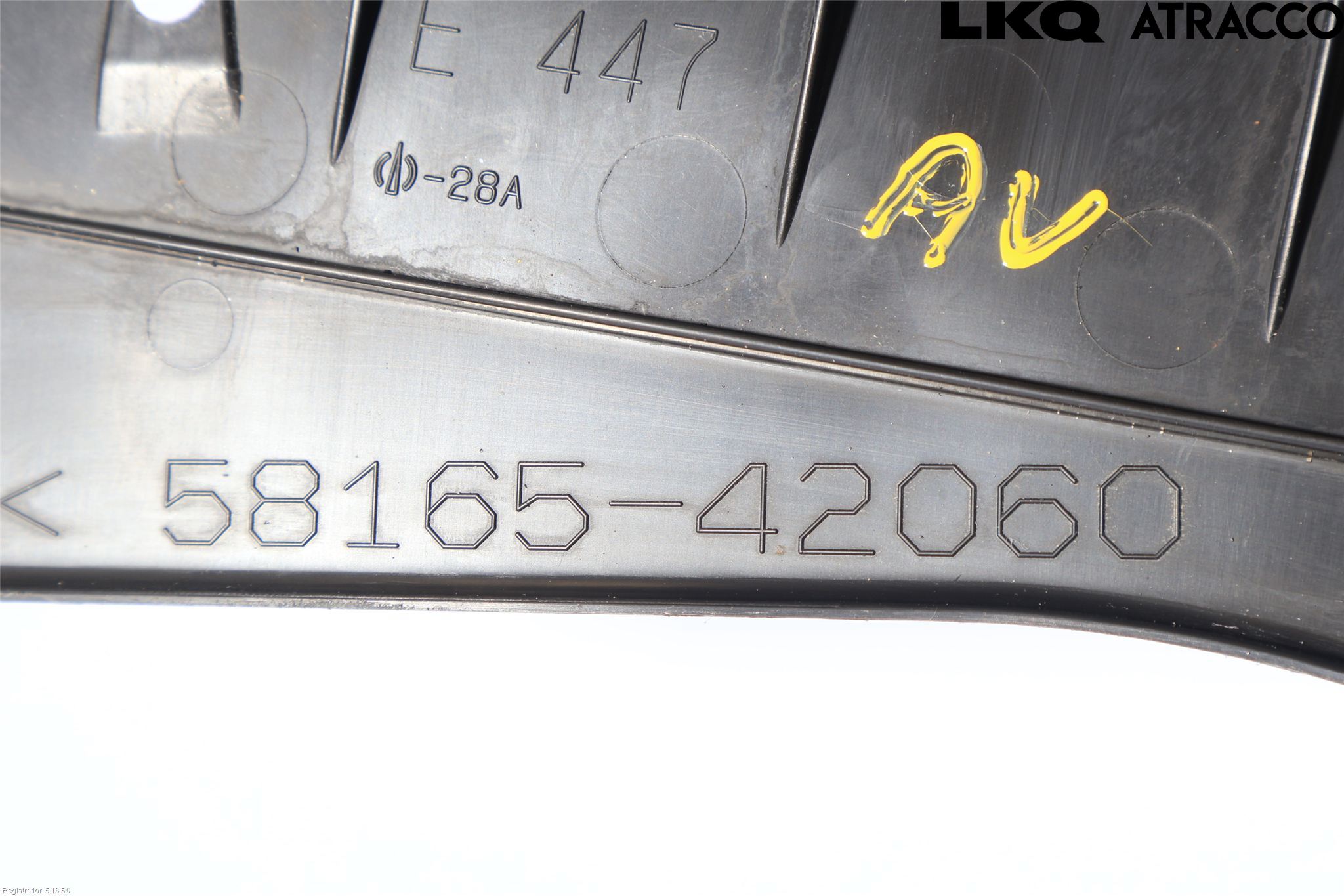 Lexus RZ 23- Bunnplate U Motor-Gear-Dørk