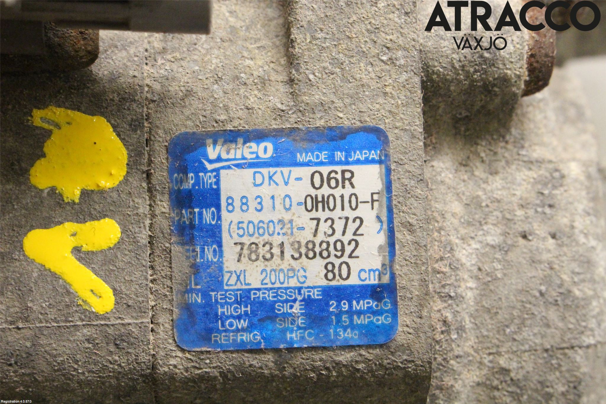Toyota AYGO 06-14 Varme Ac Kompressor