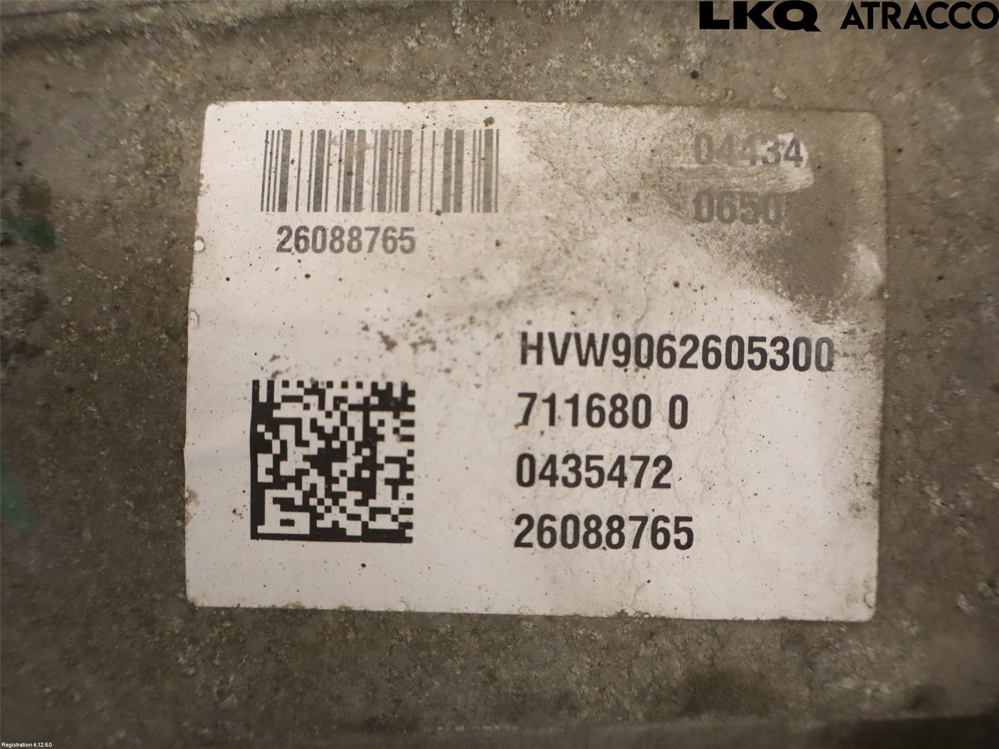 Volkswagen VW CRAFTER 06-16 Gearkasse 6 Trinn