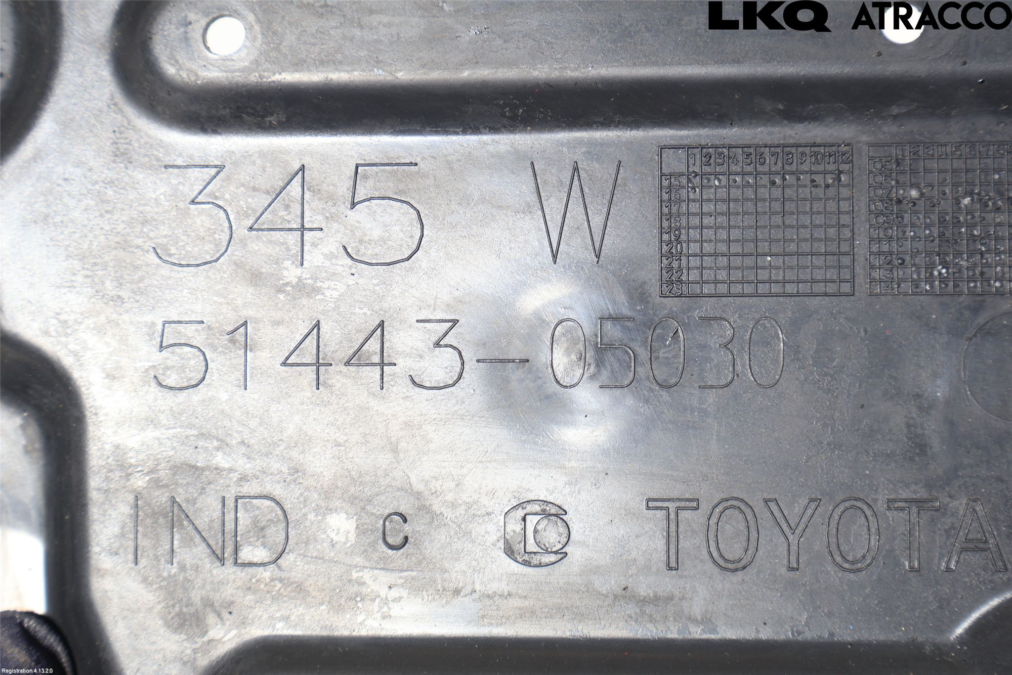 Toyota AURIS 13-19 Bunnplate U Motor-Gear-Dørk