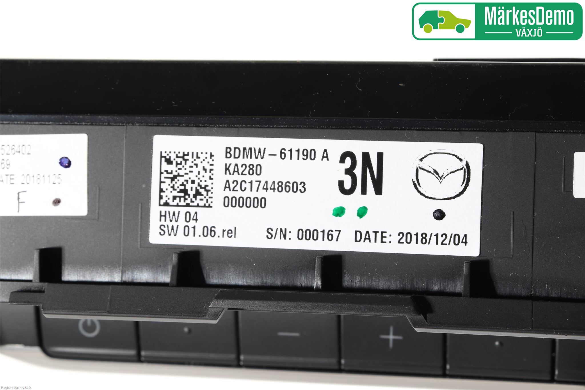 Mazda 3 IV 19- Varme Ac Betjening-Display