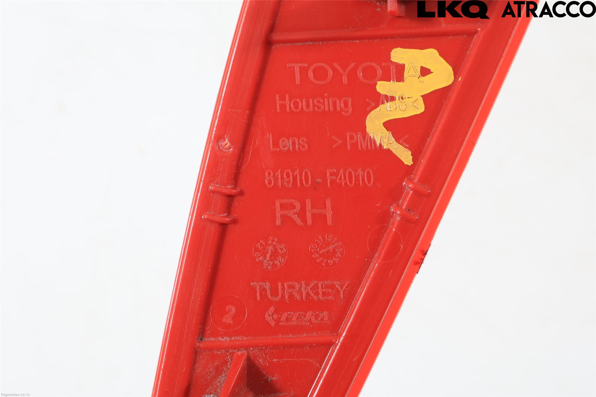 Toyota YARIS XP21 20- Refleks Bak