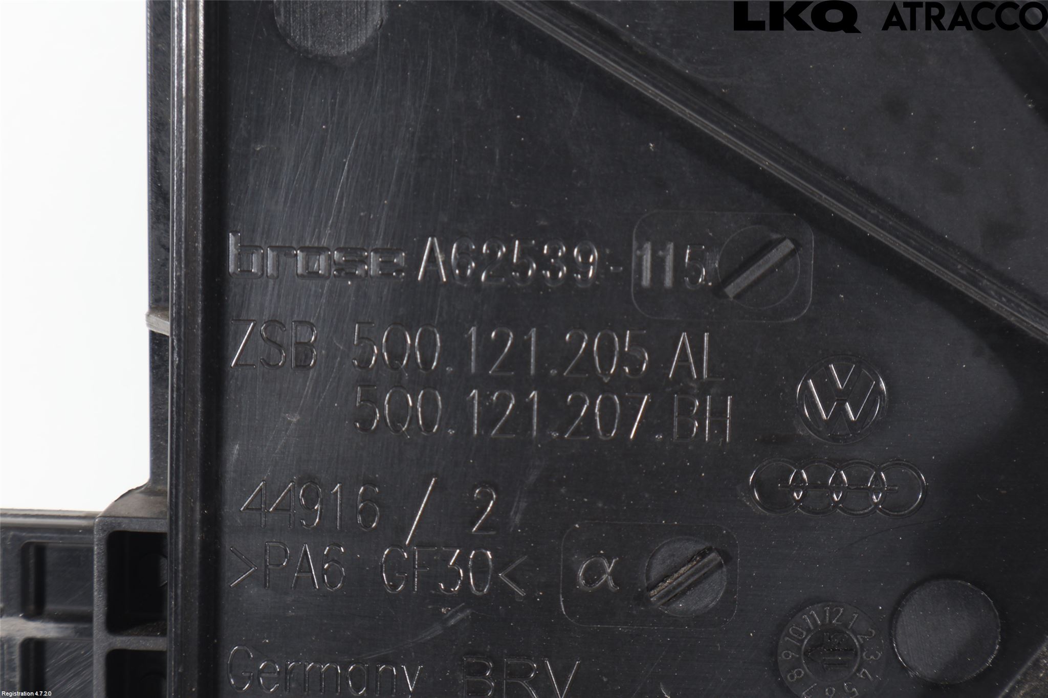 Volkswagen VW GOLF / E-GOLF VII 13-20 Kjølevifte-Radiator Hus-Kåpe