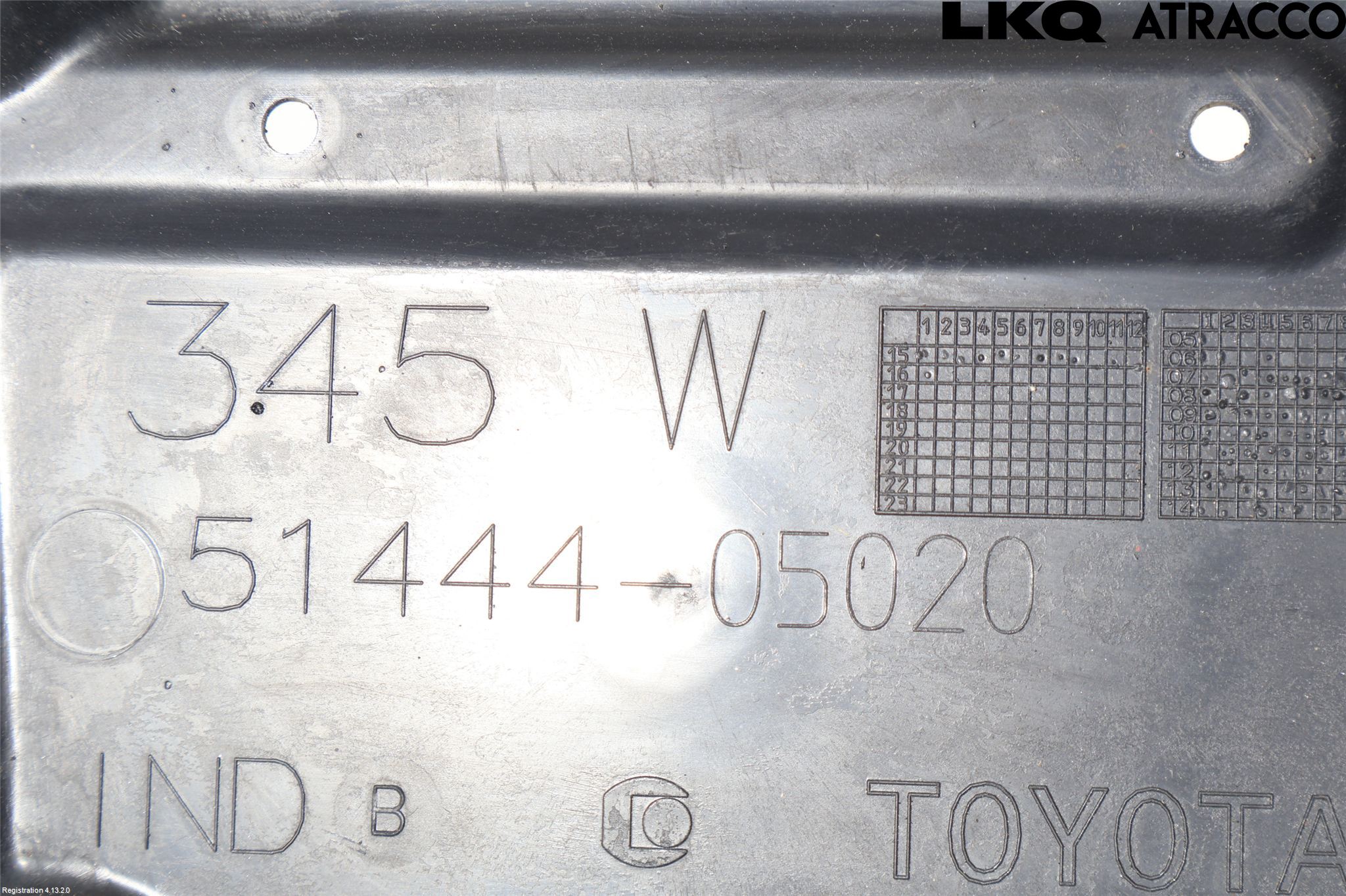 Toyota AURIS 13-19 Bunnplate U Motor-Gear-Dørk