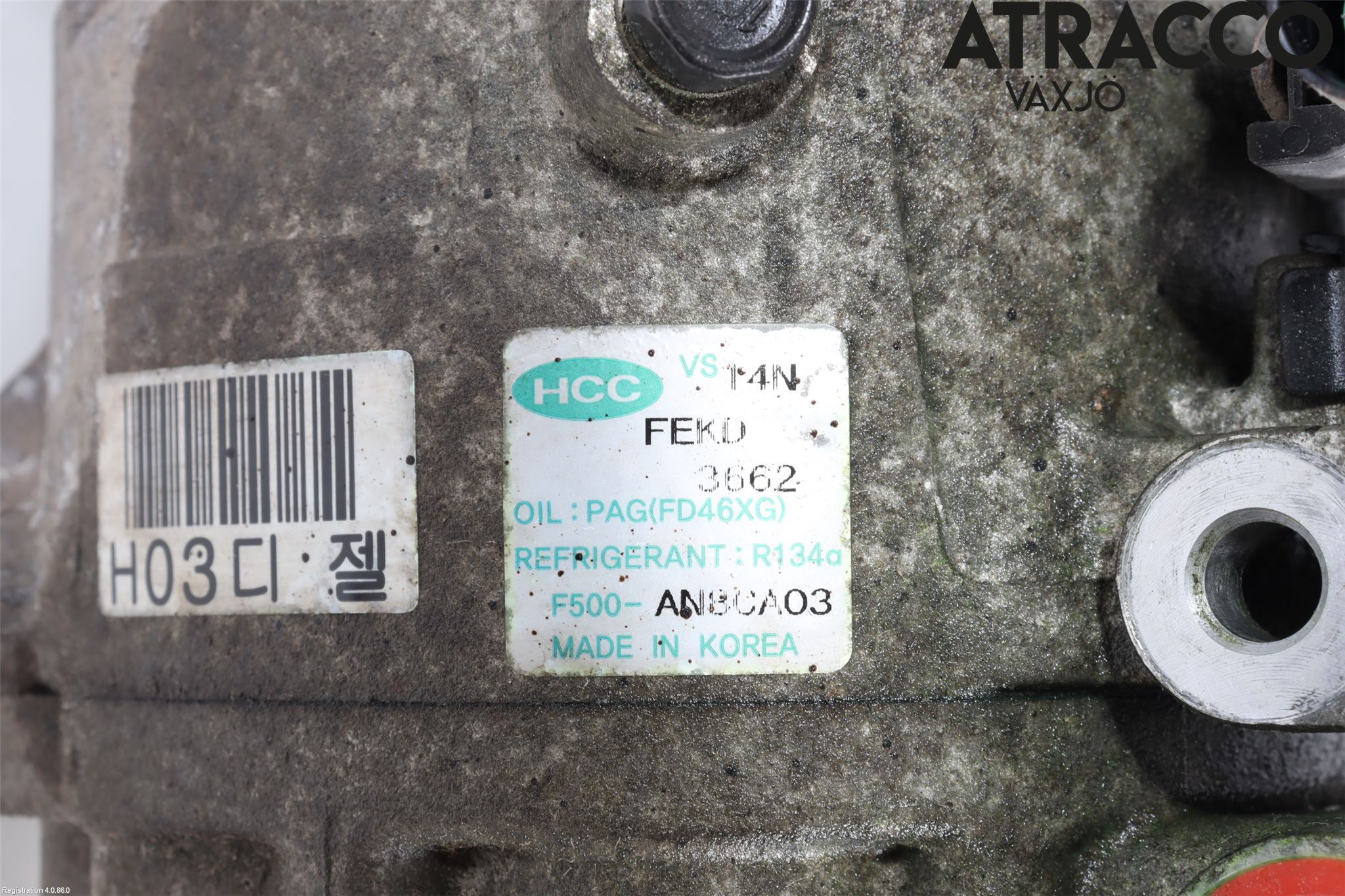 Kia CEED 06-12 Varme Ac Kompressor